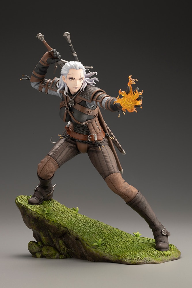 The Witcher Geralt Bishoujo Statues  (Prototype Shown) View 6
