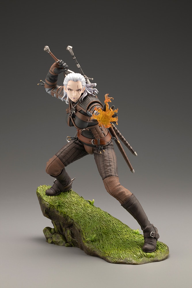 The Witcher Geralt Bishoujo Statues  (Prototype Shown) View 12