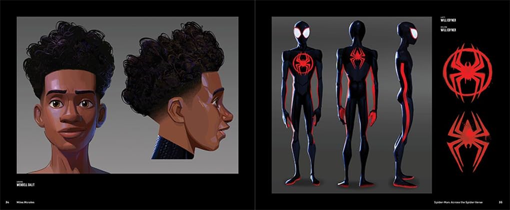 Marvel Spider-Man: Across the Spider-Verse: The Art of the Movie Book  View 8