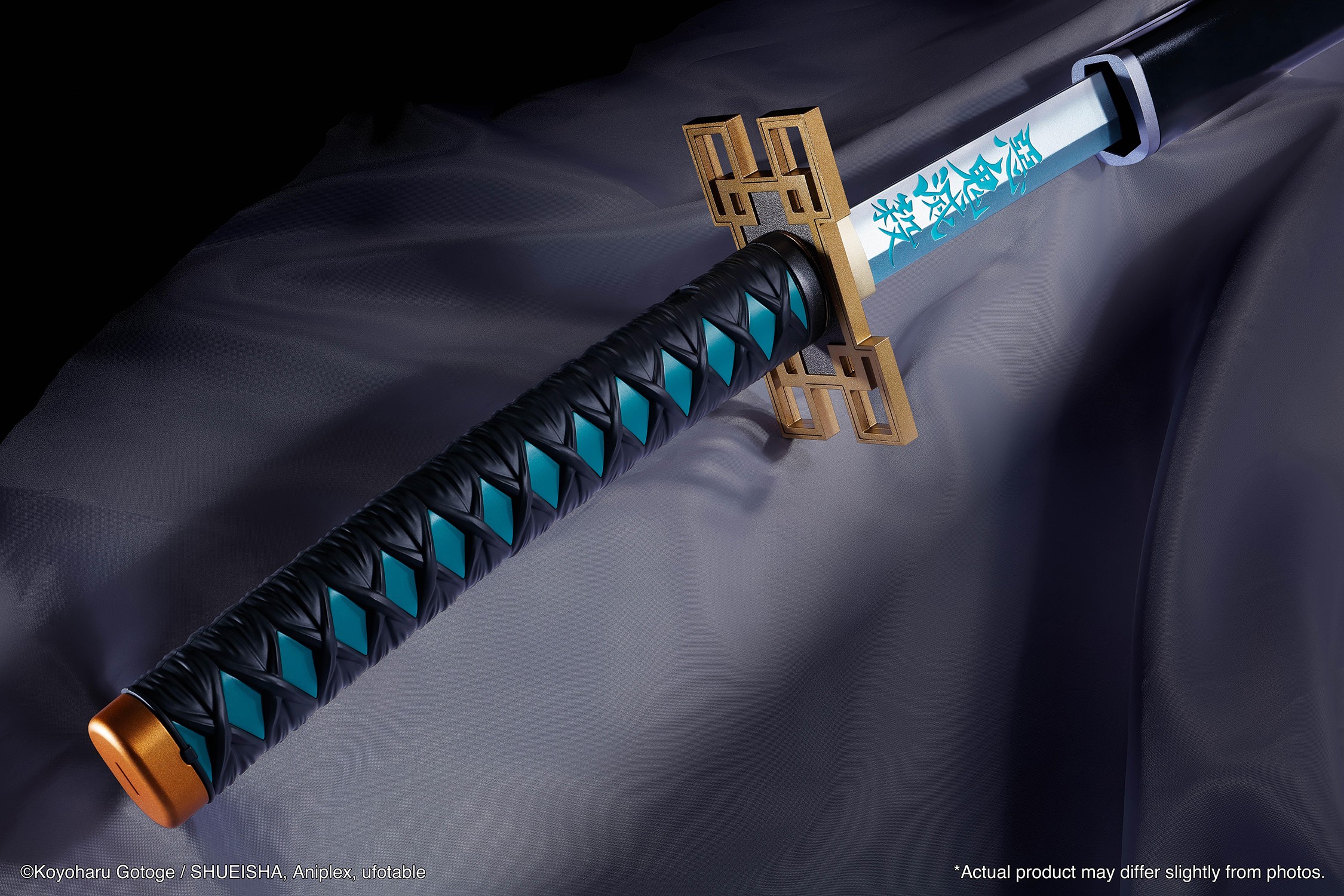 Demon Slayer Nichirin Sword (Muichiro Tokito) Prop Replica  (Prototype Shown) View 10