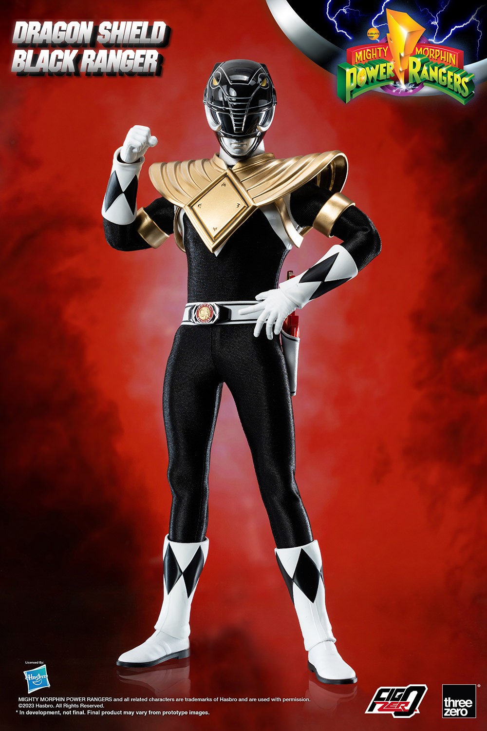 Dragon Shield Black Ranger Sixth Scale Figure by Threezero