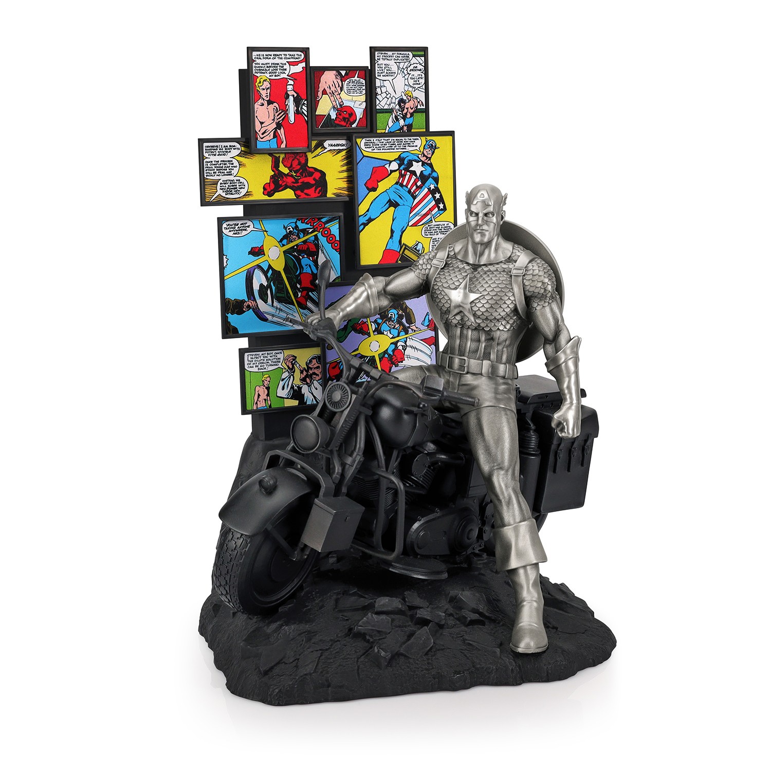 Captain America Origins Pewter Collectible by Royal Selangor