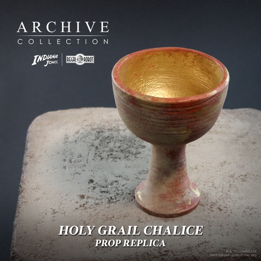 Indiana Jones Holy Grail Chalice Prop Replica  (Prototype Shown) View 8