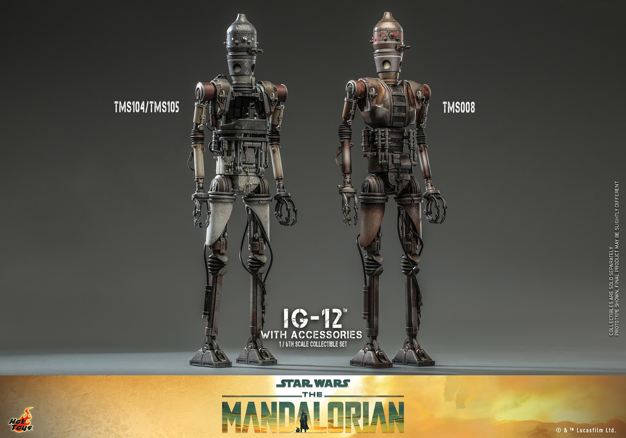 Star Wars IG-12 With Accessories Sixth Scale Figure Set  (Prototype Shown) View 12