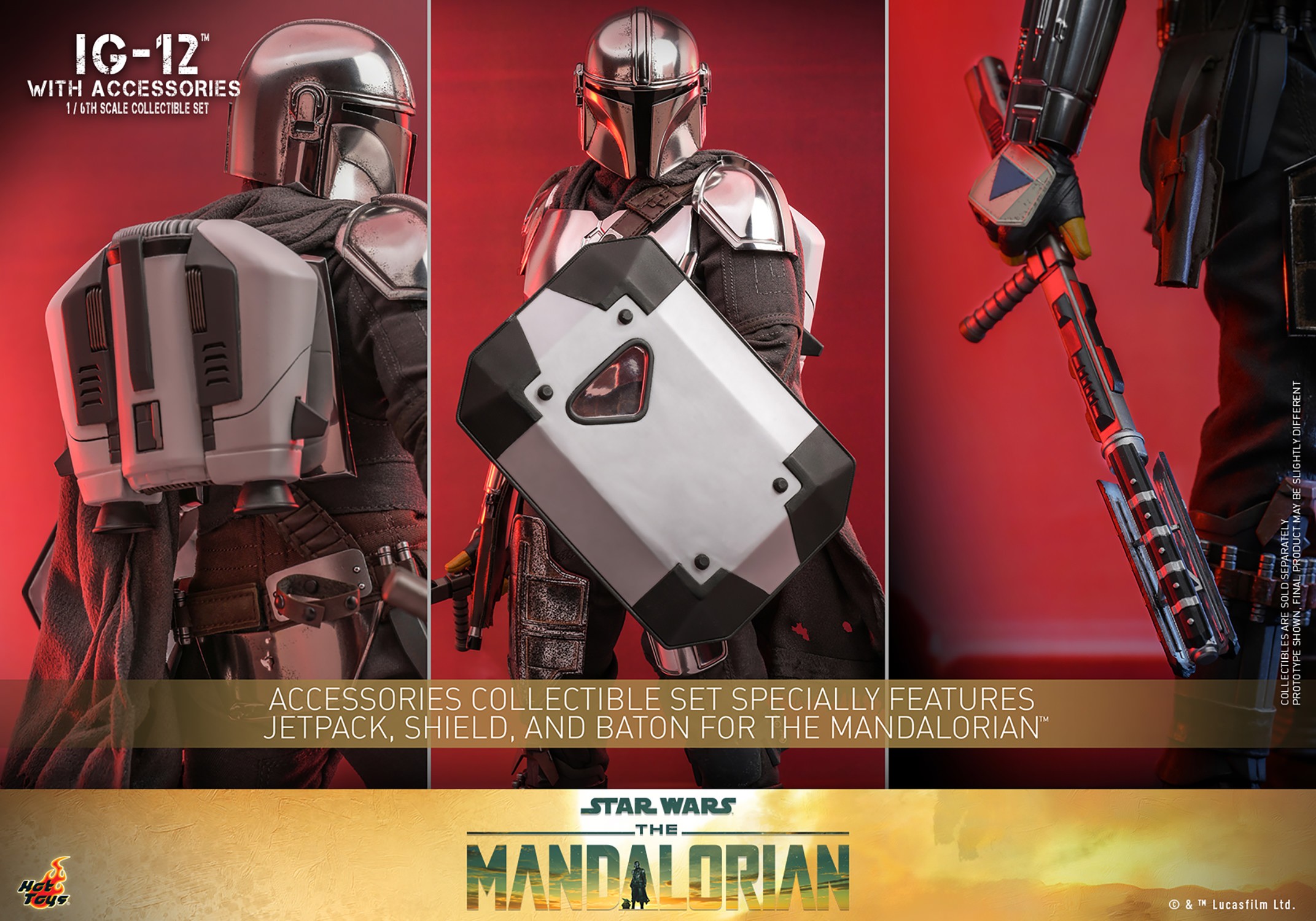 Star Wars IG-12 With Accessories Sixth Scale Figure Set  (Prototype Shown) View 19