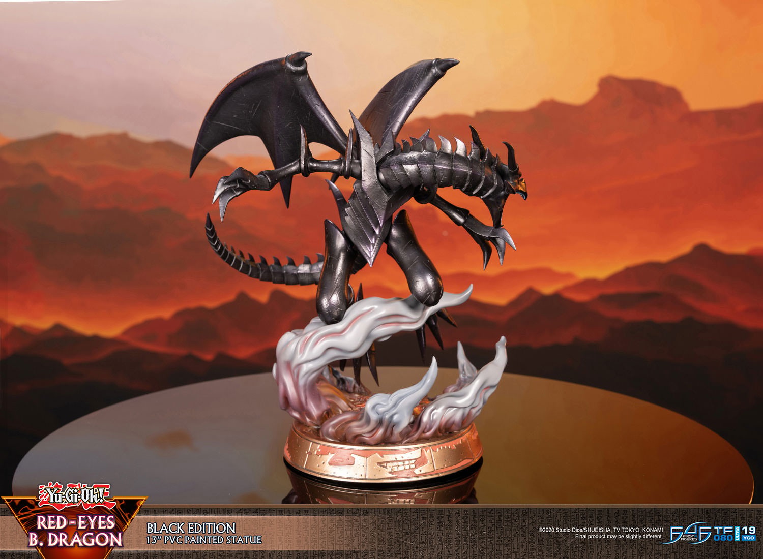 Yu-Gi-Oh! Red Eyes B. Dragon (Black Edition) Statues  (Prototype Shown) View 8