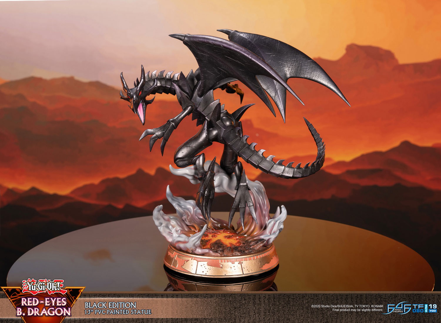 Yu-Gi-Oh! Red Eyes B. Dragon (Black Edition) Statues  (Prototype Shown) View 13