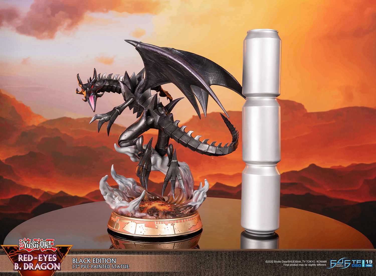Yu-Gi-Oh! Red Eyes B. Dragon (Black Edition) Statues  (Prototype Shown) View 14