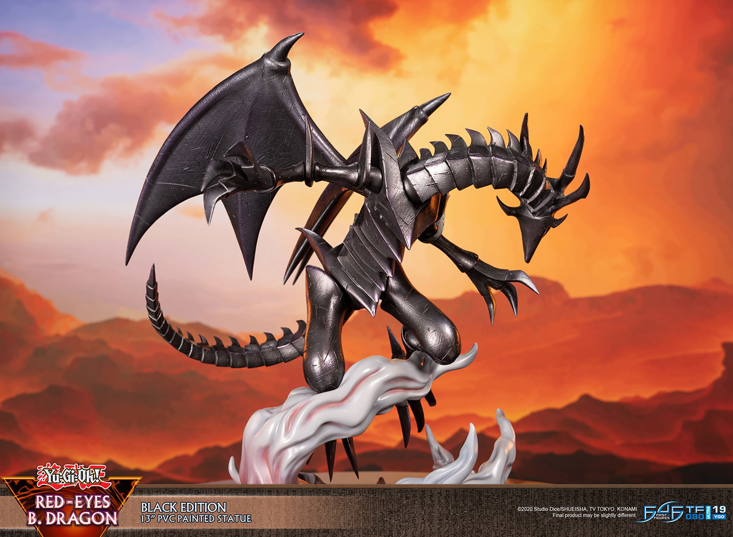 Yu-Gi-Oh! Red Eyes B. Dragon (Black Edition) Statues  (Prototype Shown) View 17