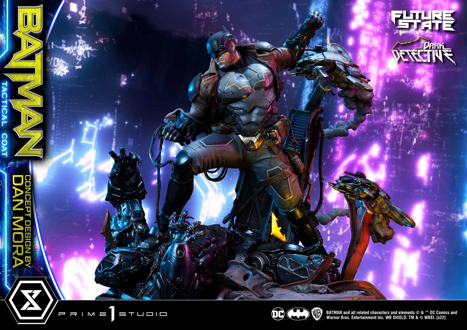 DC Comics Batman Dark Detective Tactical Coat Quarter Scale Statue  Collector Edition (Prototype Shown) View 1