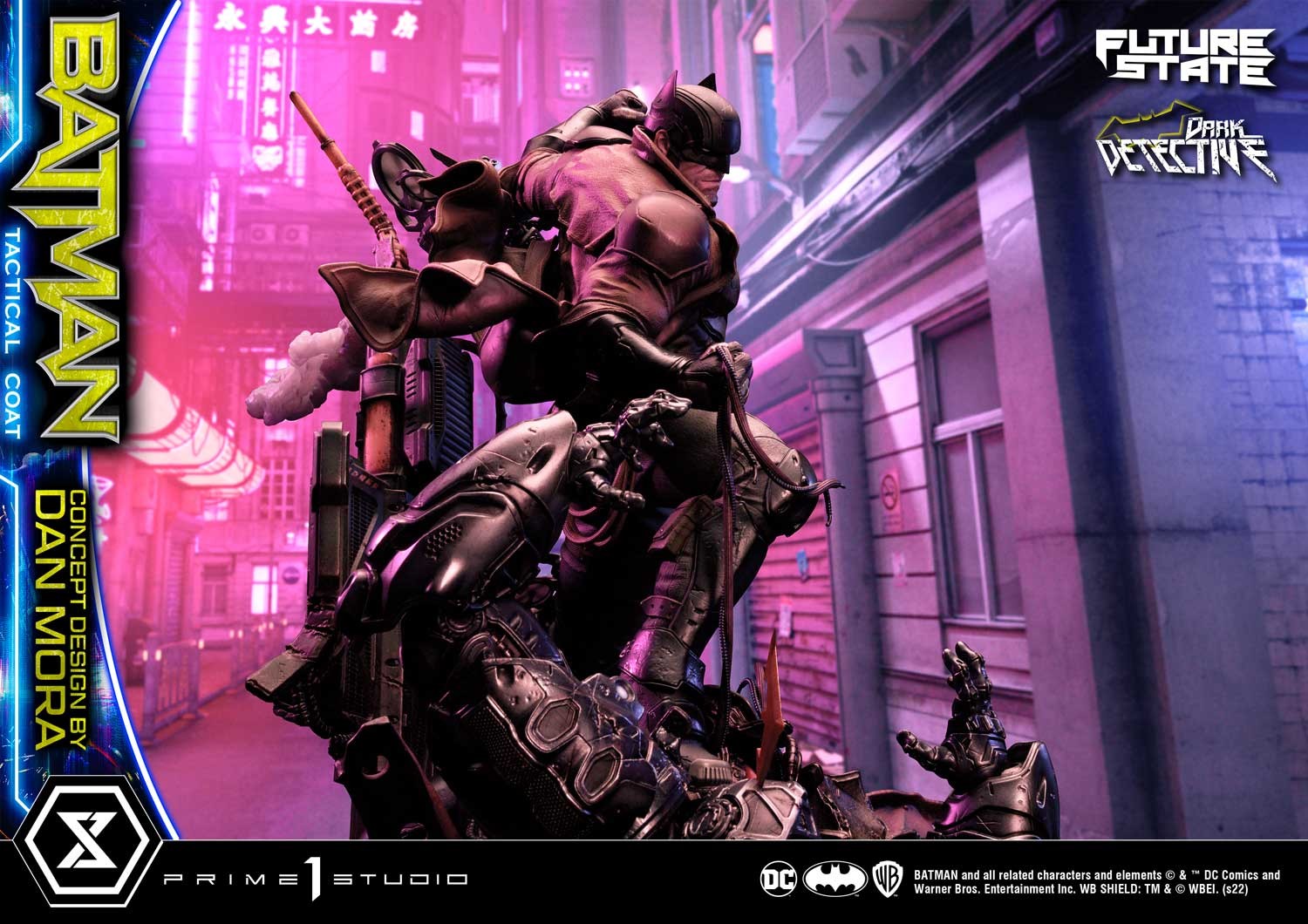 DC Comics Batman Dark Detective Tactical Coat Quarter Scale Statue  Collector Edition (Prototype Shown) View 4