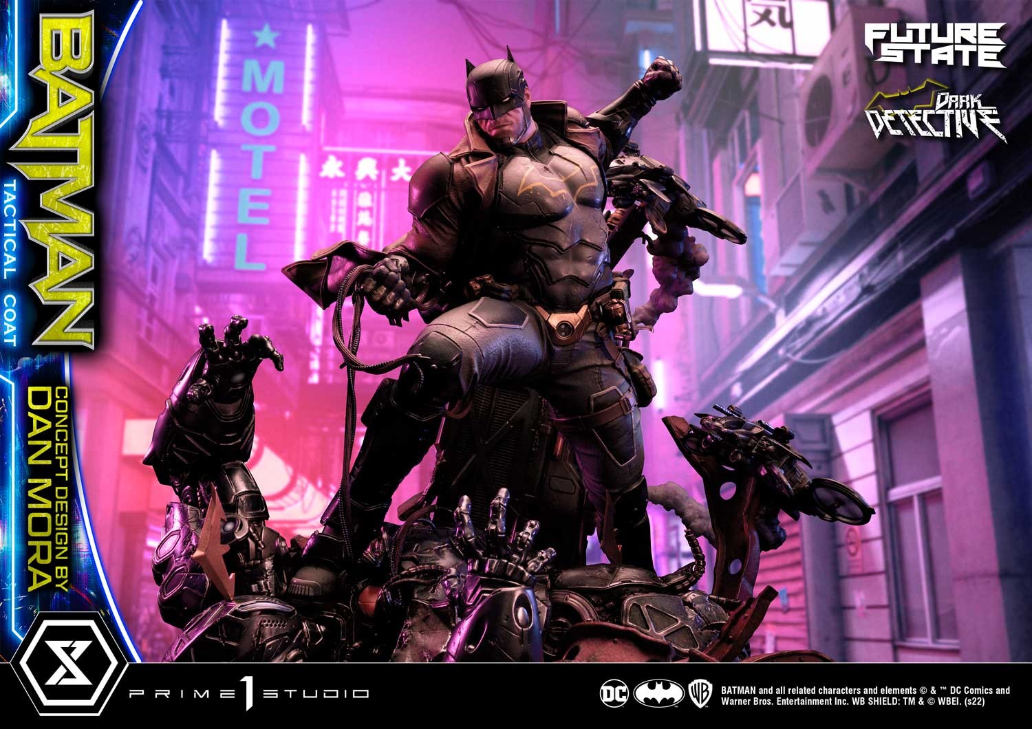 DC Comics Batman Dark Detective Tactical Coat Quarter Scale Statue  Collector Edition (Prototype Shown) View 3
