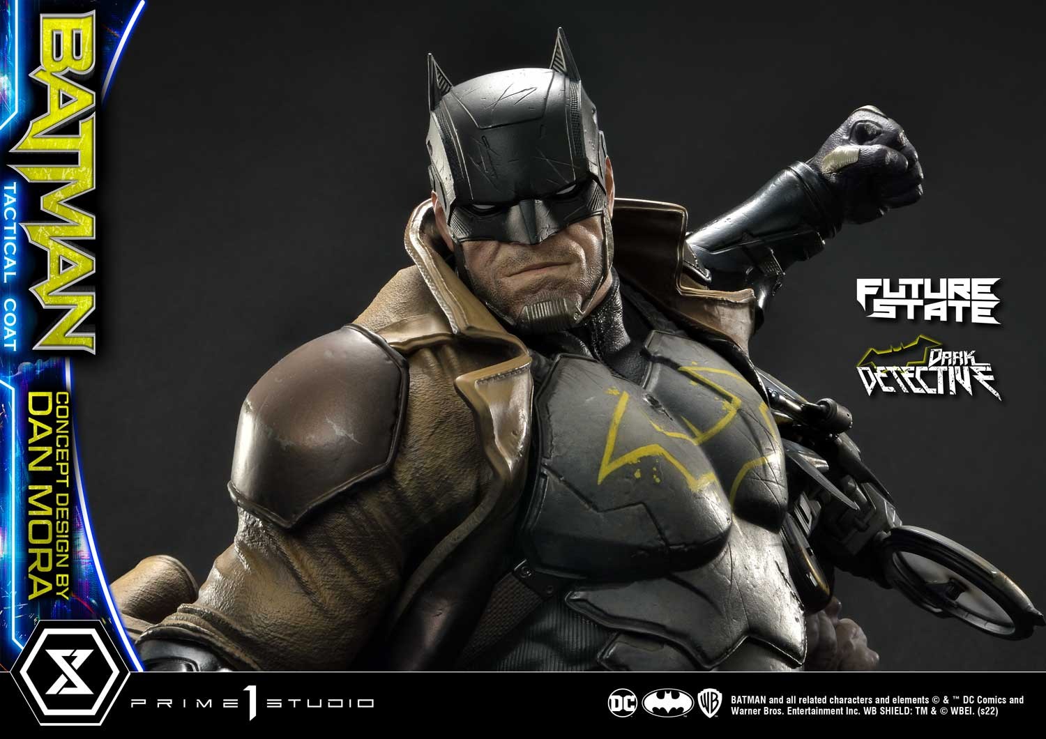 DC Comics Batman Dark Detective Tactical Coat Quarter Scale Statue  Collector Edition (Prototype Shown) View 11