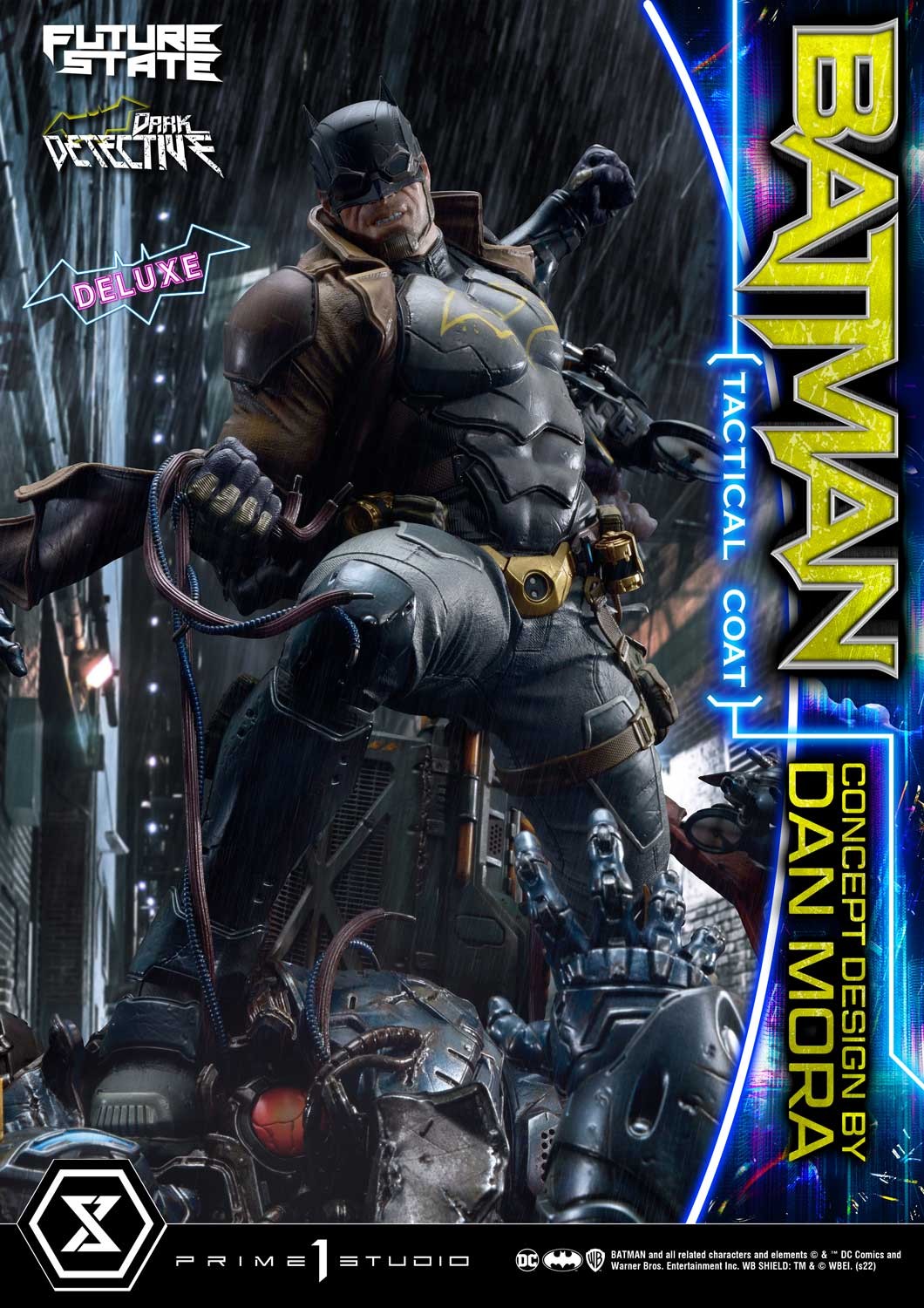 Batman Dark Detective Tactical Coat 1:4 Scale Statue by