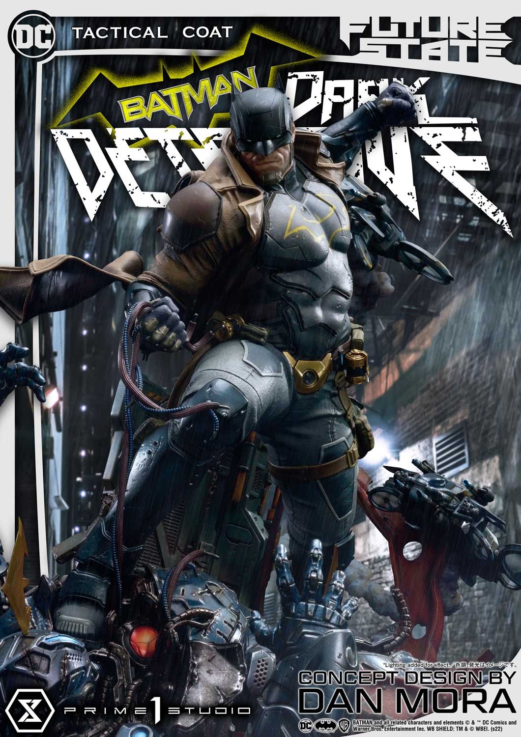 DC Comics Batman Dark Detective Tactical Coat (Deluxe Version) Quarter Scale Statue  (Prototype Shown) View 5