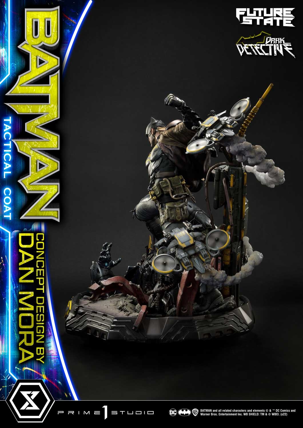 DC Comics Batman Dark Detective Tactical Coat (Deluxe Version) Quarter Scale Statue  (Prototype Shown) View 11