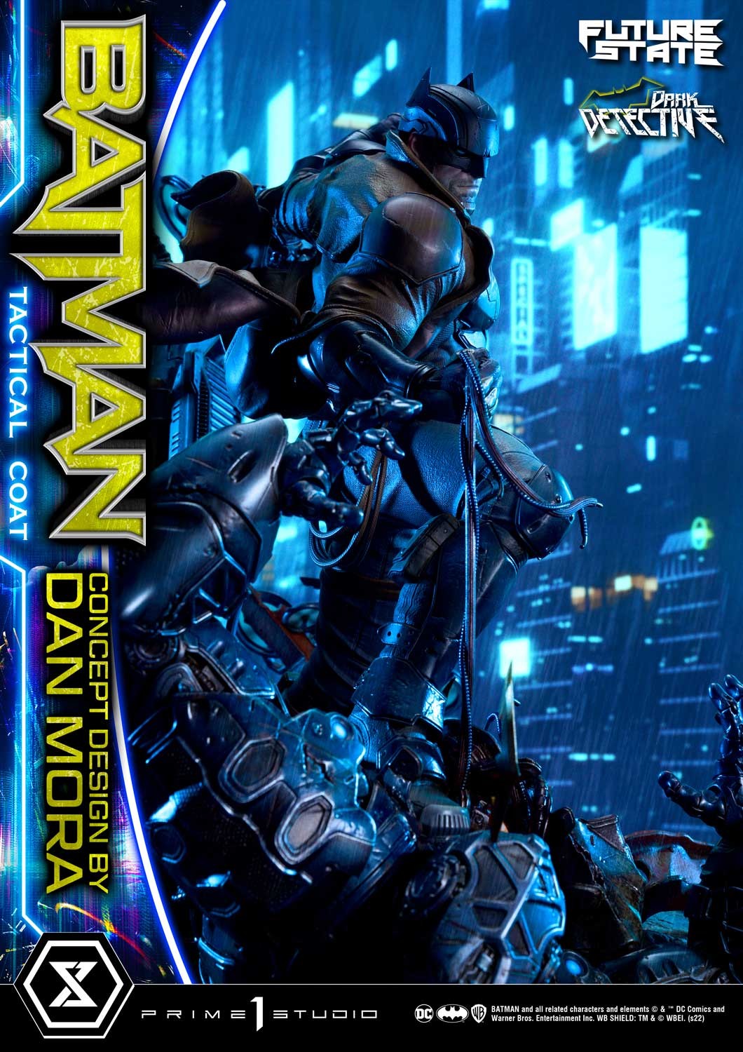 DC Comics Batman Dark Detective Tactical Coat (Deluxe Bonus Version) Quarter Scale Statue  (Prototype Shown) View 7