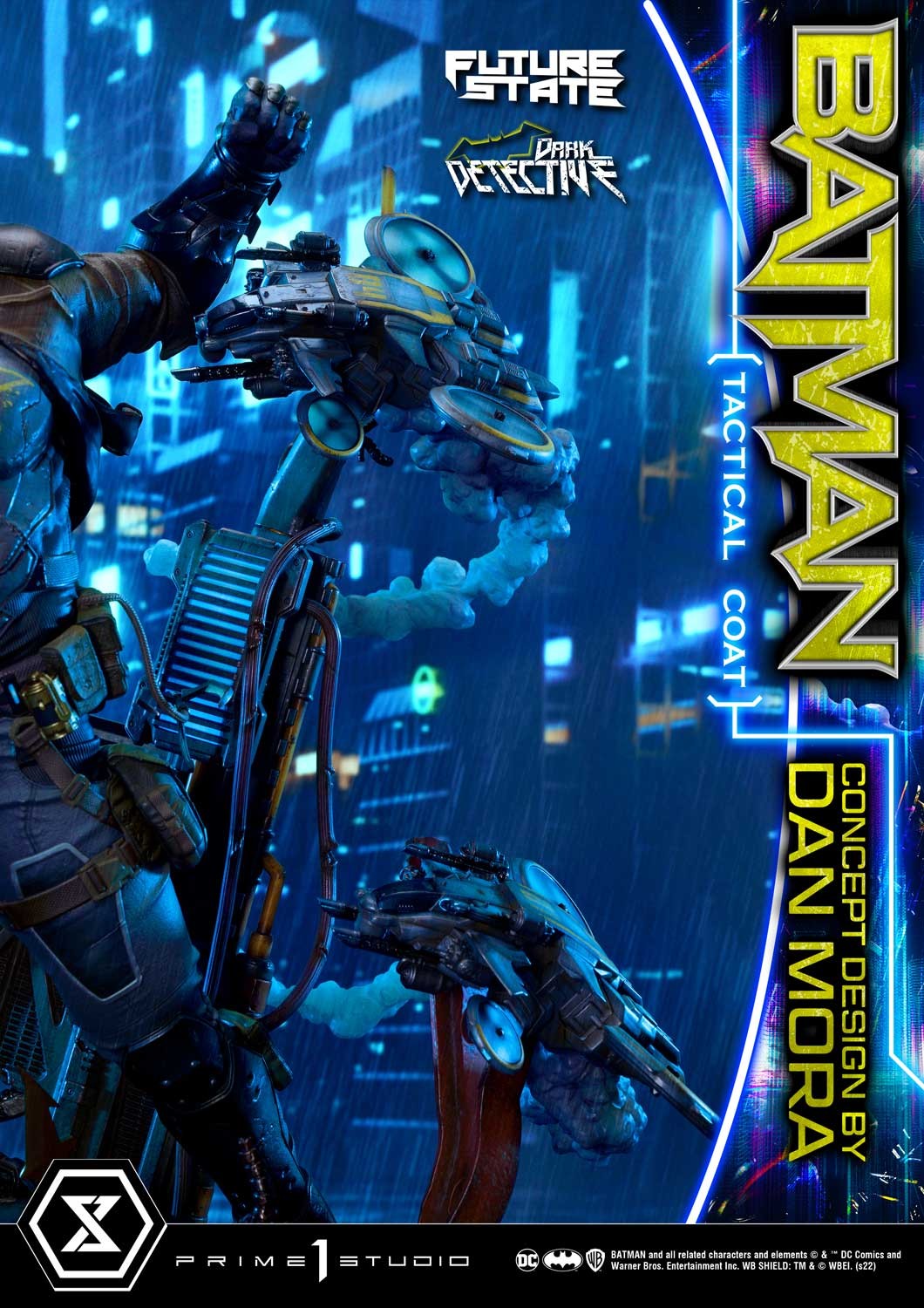 DC Comics Batman Dark Detective Tactical Coat (Deluxe Bonus Version) Quarter Scale Statue  (Prototype Shown) View 8