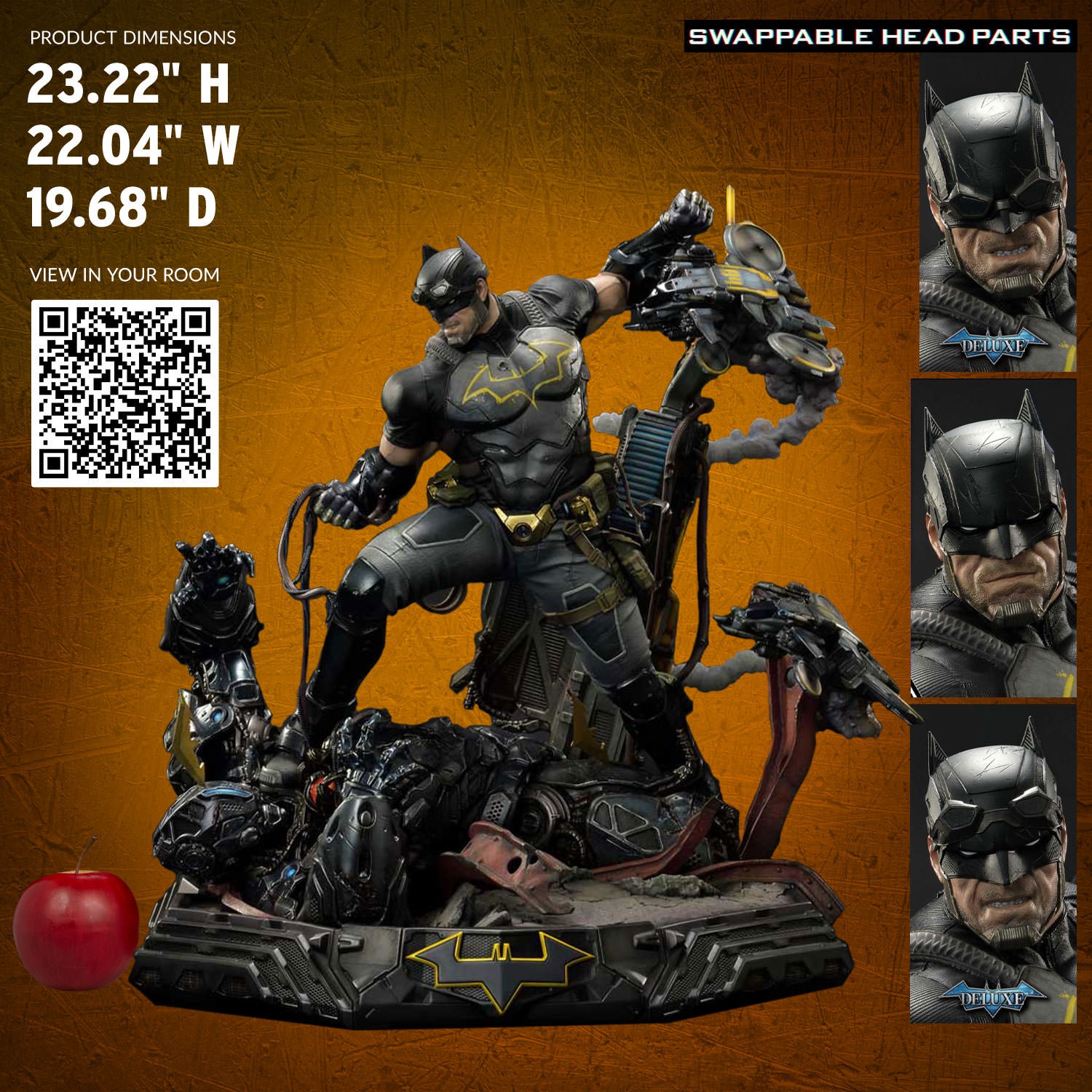 【年間ランキング6年連続受賞】 Detective Dark Batman 1:4 Studio 1 Prime by Statue Scale アメコミ