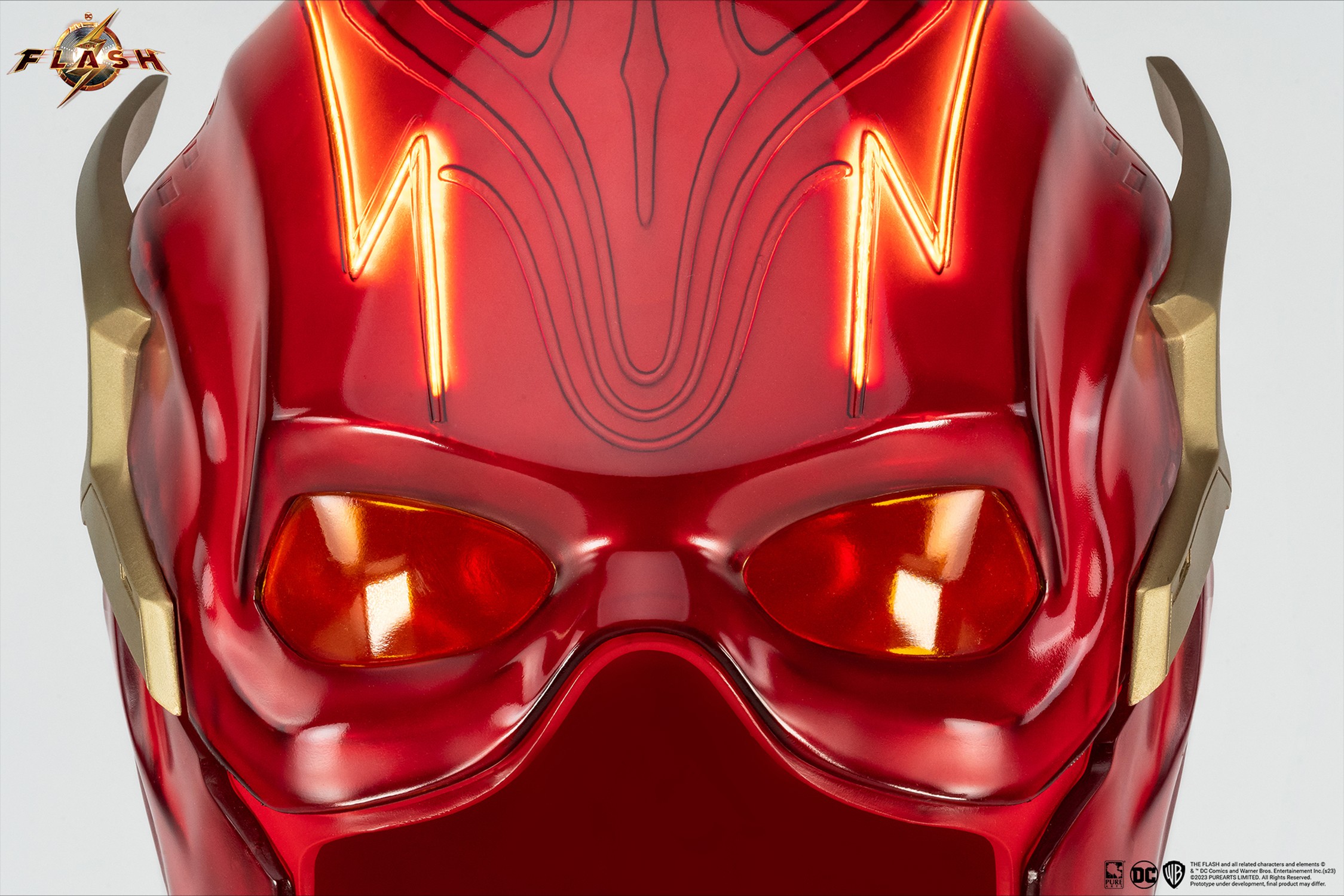 DC Comics The Flash Cowl Prop Replica  (Prototype Shown) View 3