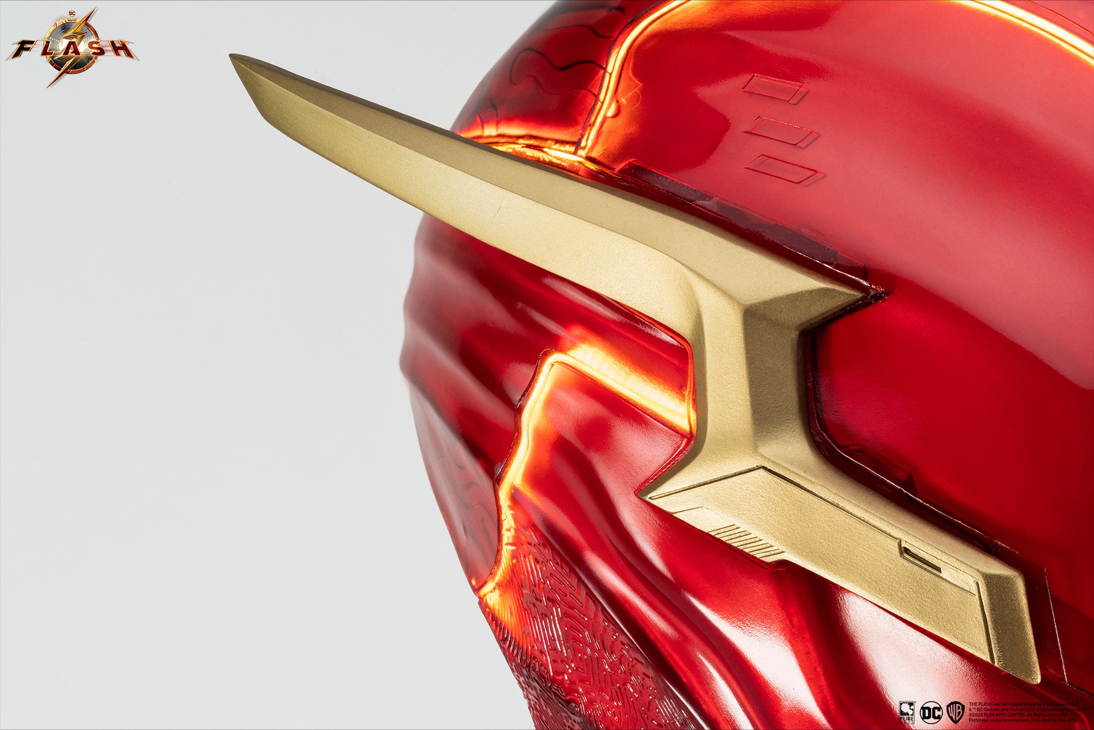 DC Comics The Flash Cowl Prop Replica  (Prototype Shown) View 4