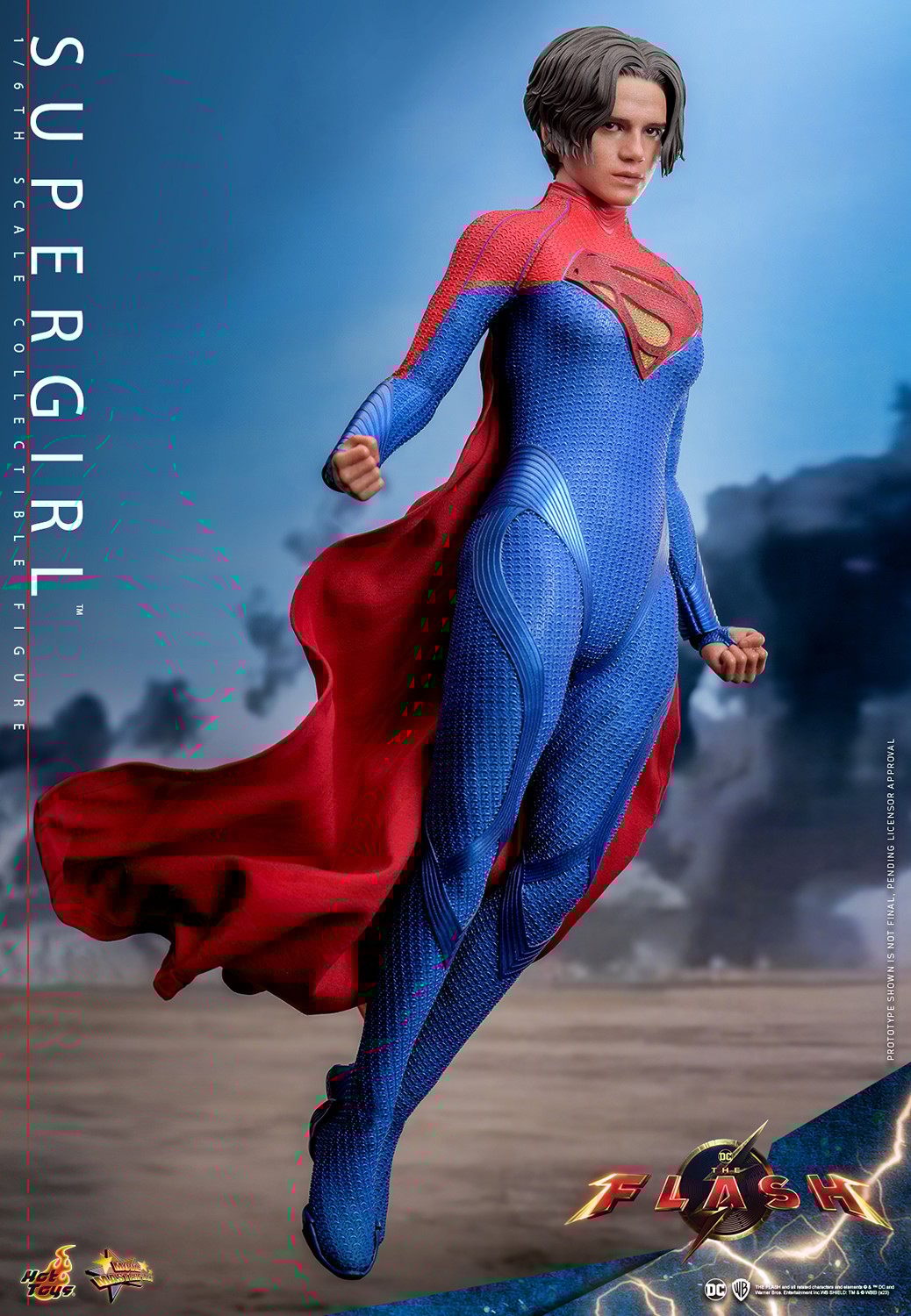 Hot Toys 1/6 MMS715 The Flash Supergirl Action Figure Toy In