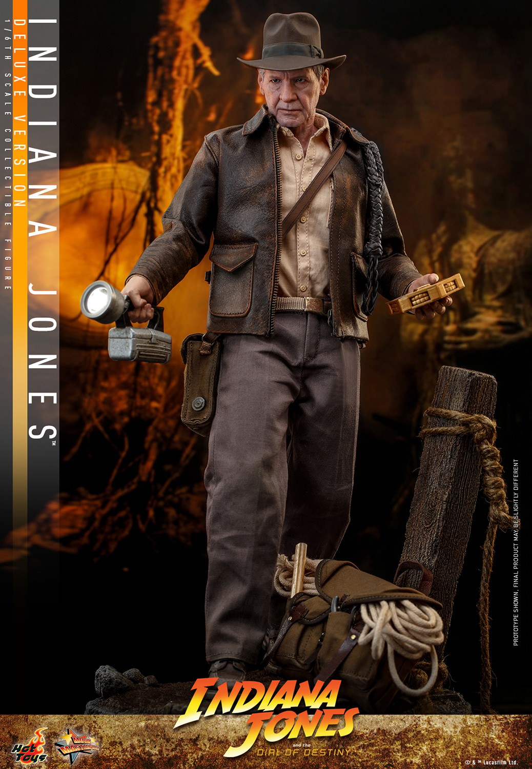 Indiana Jones Indiana Jones (Deluxe Version) Sixth Scale Figure  (Prototype Shown) View 5