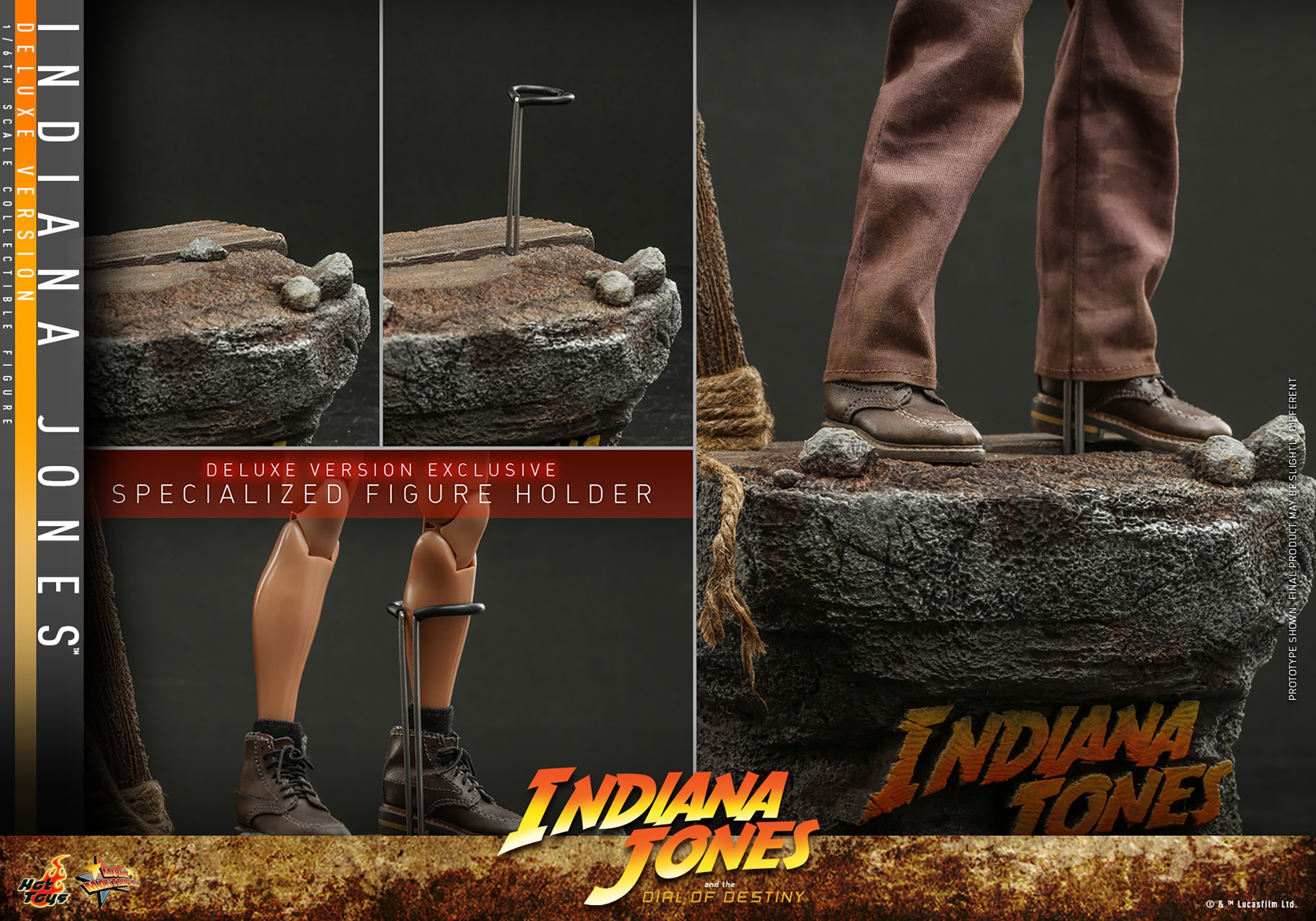 Indiana Jones Indiana Jones (Deluxe Version) Sixth Scale Figure  (Prototype Shown) View 20