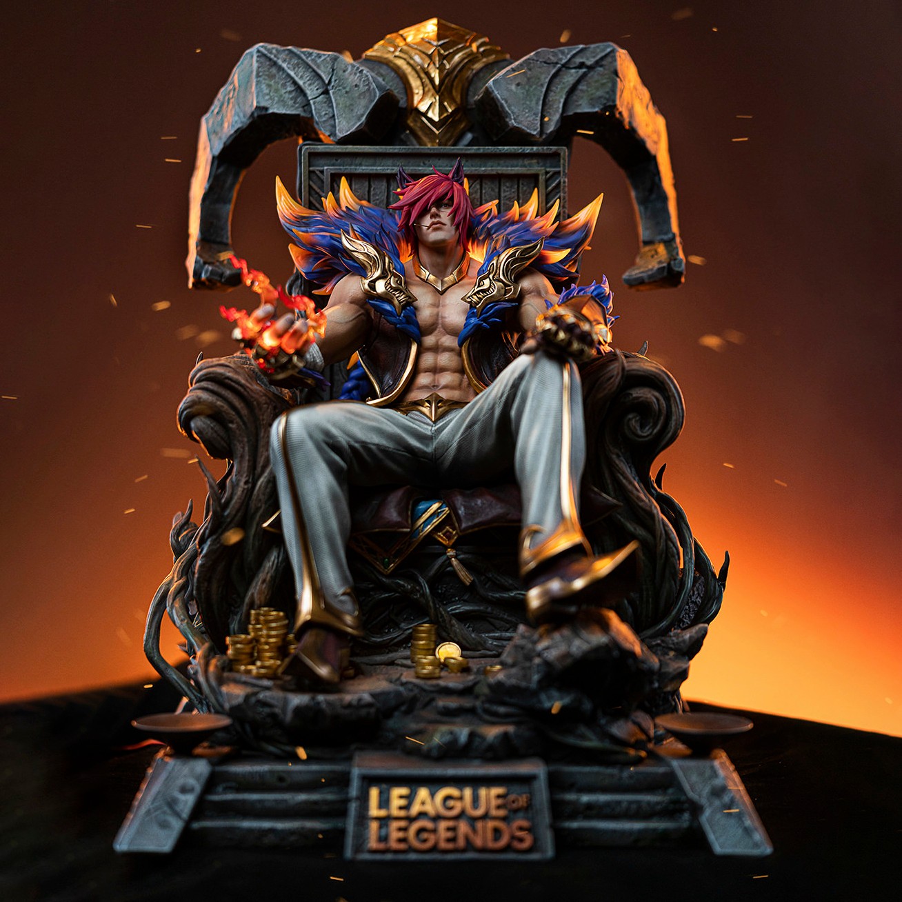 League of Legends Sett Statues  (Prototype Shown) View 1