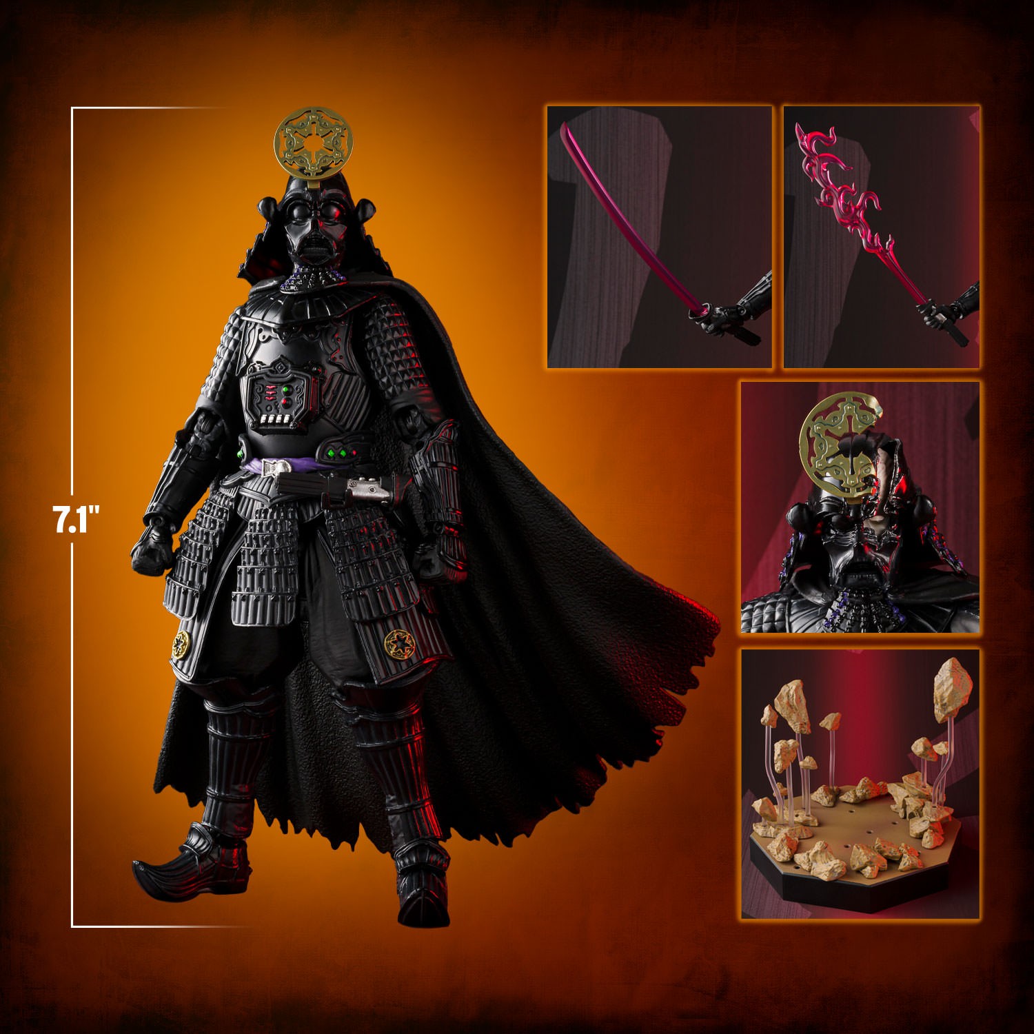 Samurai Taisho Darth Vader (Vengeful Spirit) (Prototype Shown) View 2