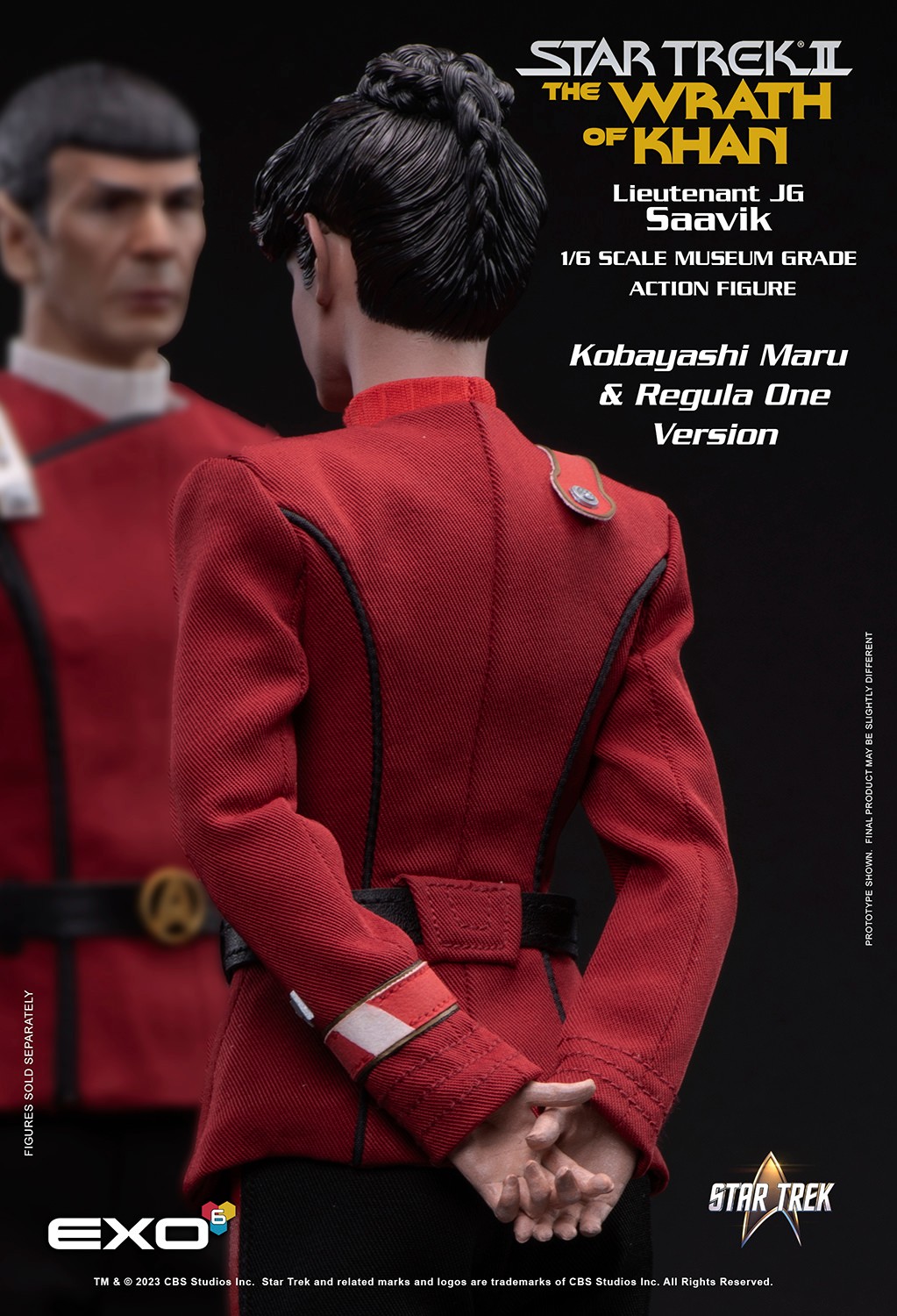 Star Trek Lt. Saavik (Kobayashi Maru Version) Sixth Scale Figure  (Prototype Shown) View 7