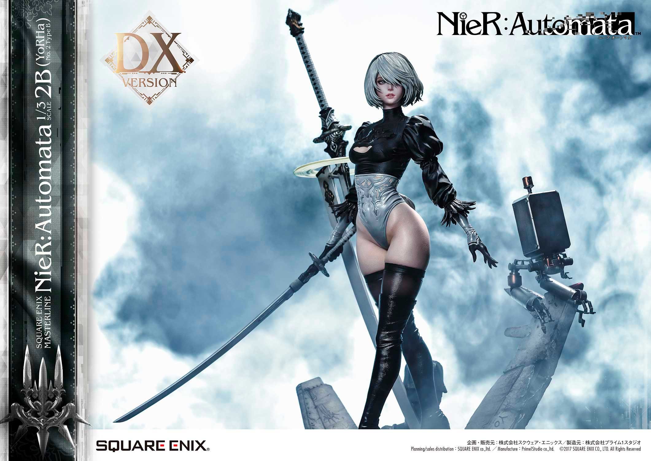NieR: Automata 2B - YoRHa No. 2 Type B (Deluxe Ver.) 1:3 Scale Statue  (Prototype Shown) View 5