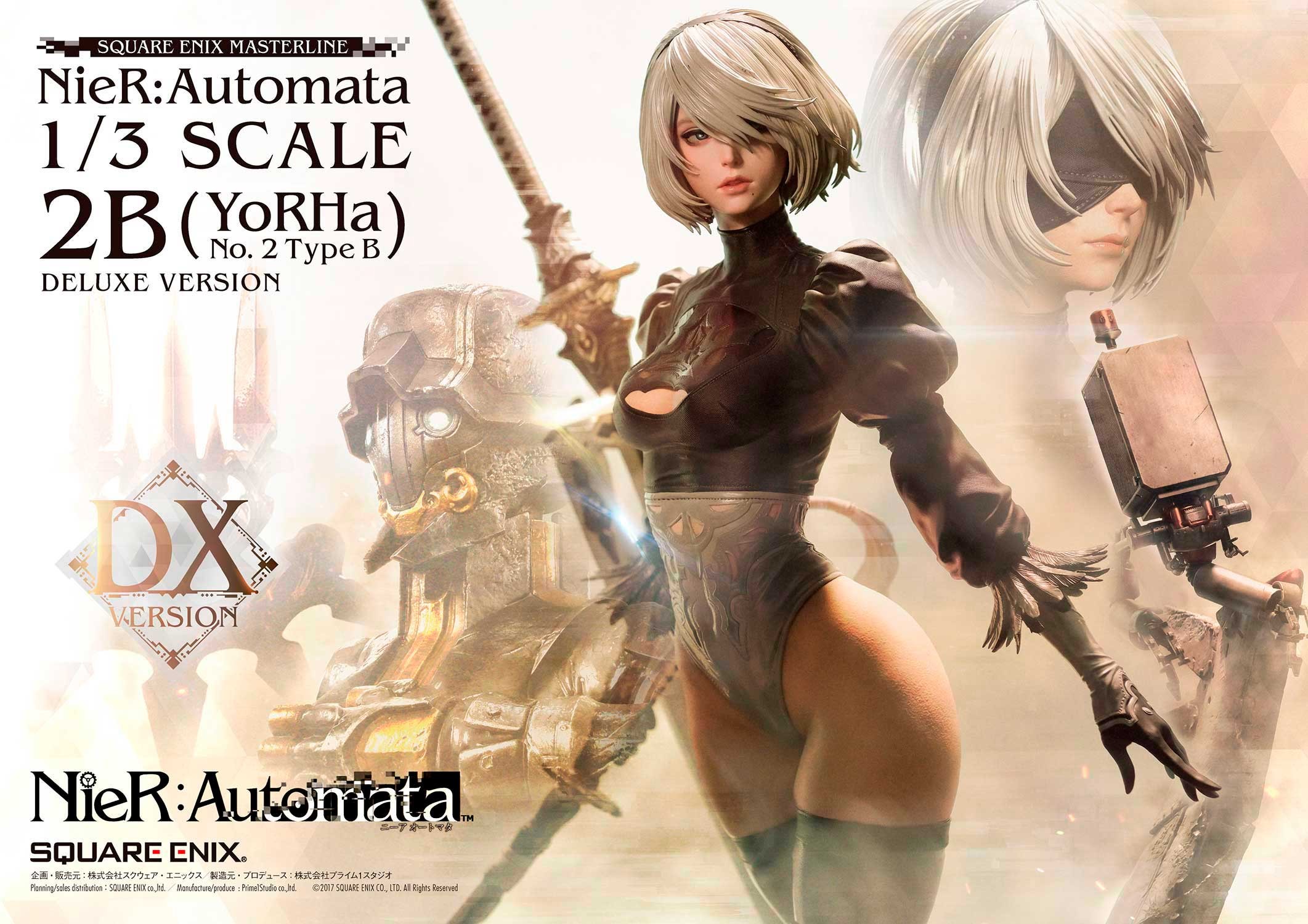 NieR: Automata 2B - YoRHa No. 2 Type B (Deluxe Ver.) 1:3 Scale Statue  (Prototype Shown) View 7