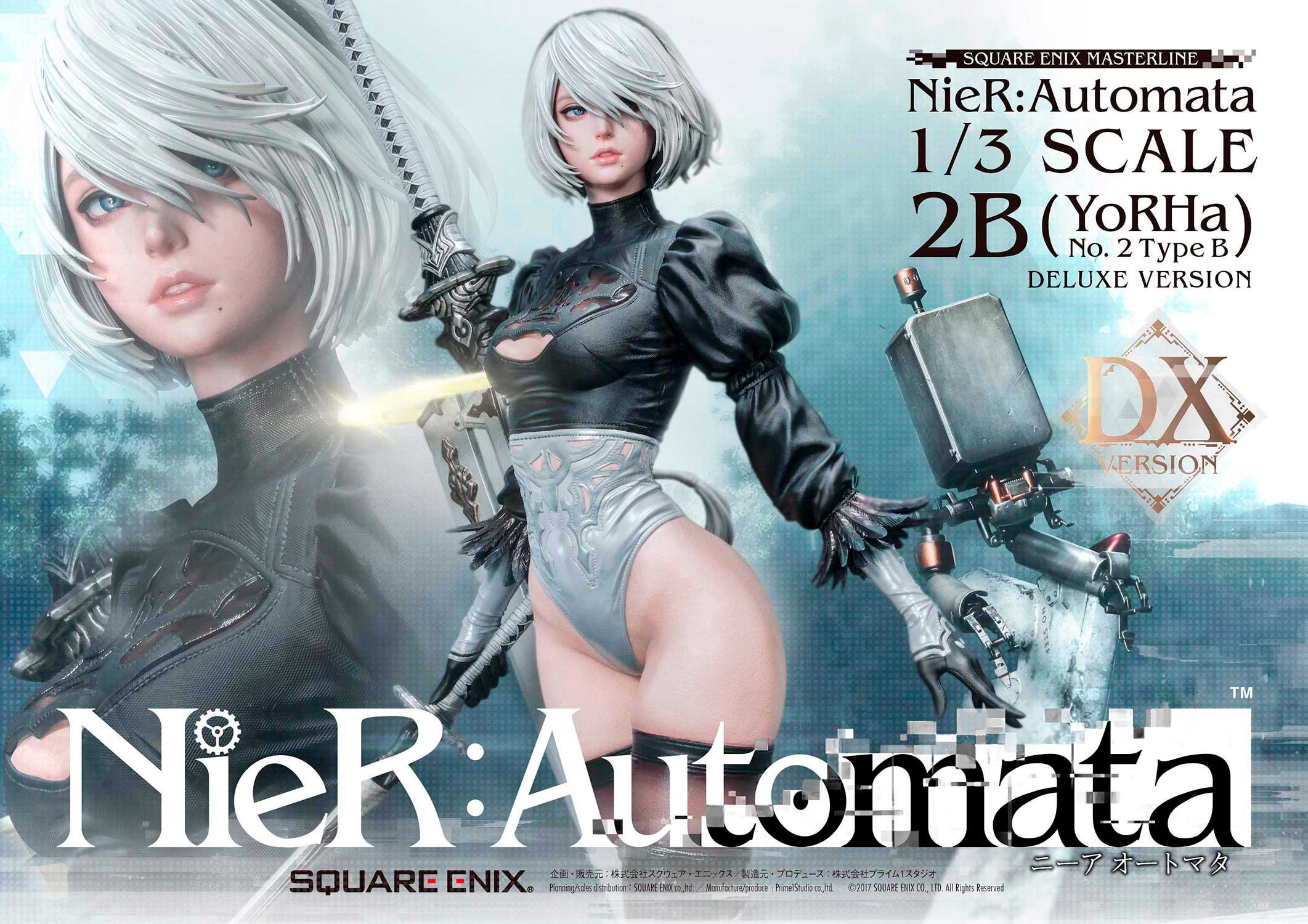 NieR: Automata 2B - YoRHa No. 2 Type B (Deluxe Ver.) 1:3 Scale Statue  (Prototype Shown) View 8
