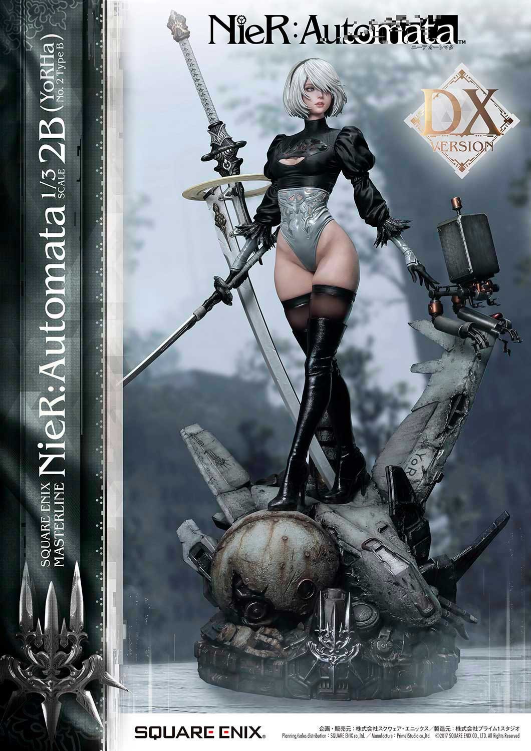 NieR: Automata 2B - YoRHa No. 2 Type B (Deluxe Ver.) 1:3 Scale Statue  (Prototype Shown) View 9