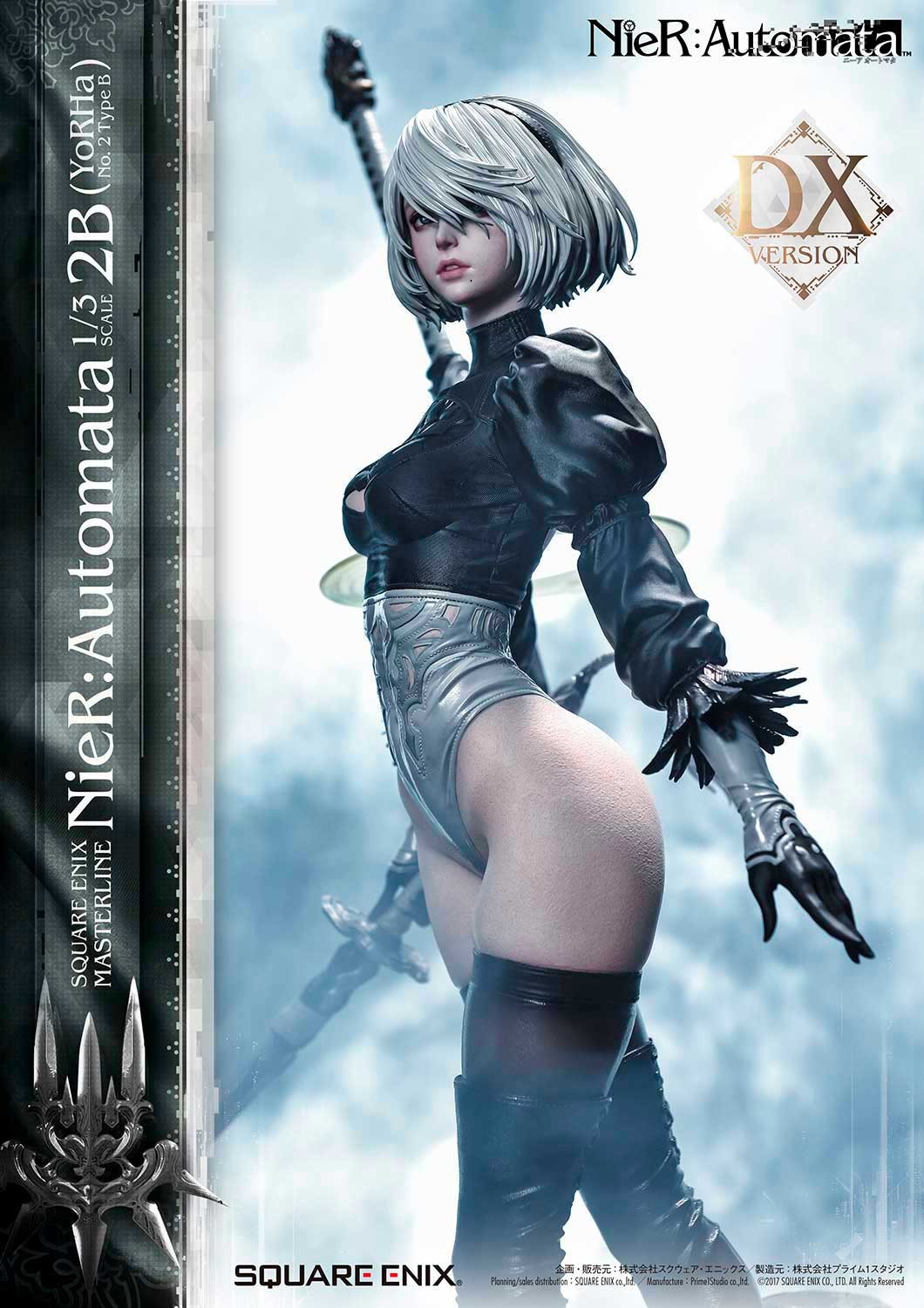 NieR: Automata 2B - YoRHa No. 2 Type B (Deluxe Ver.) 1:3 Scale Statue  (Prototype Shown) View 11