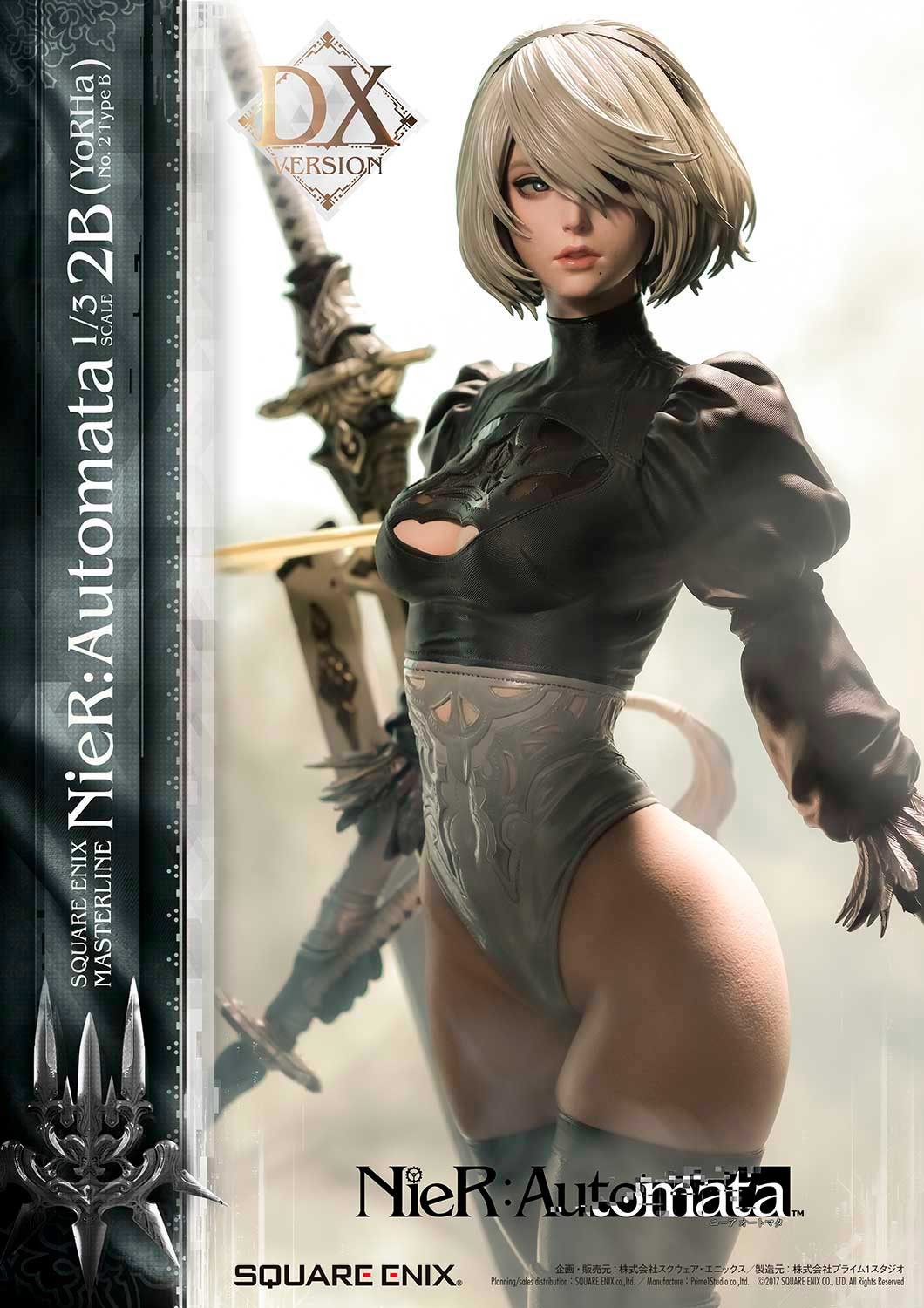 NieR: Automata 2B - YoRHa No. 2 Type B (Deluxe Ver.) 1:3 Scale Statue  (Prototype Shown) View 12