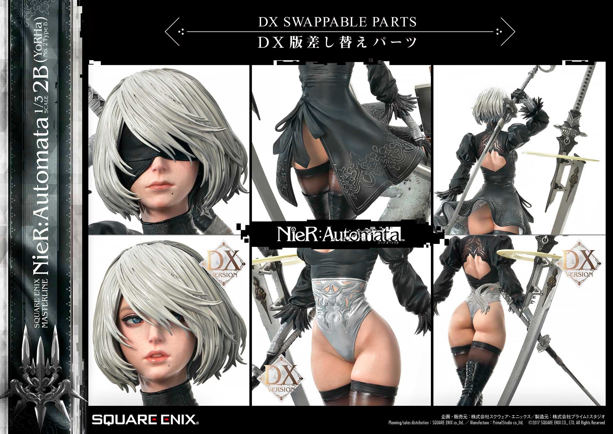 NieR: Automata 2B - YoRHa No. 2 Type B (Deluxe Ver.) 1:3 Scale Statue  (Prototype Shown) View 31