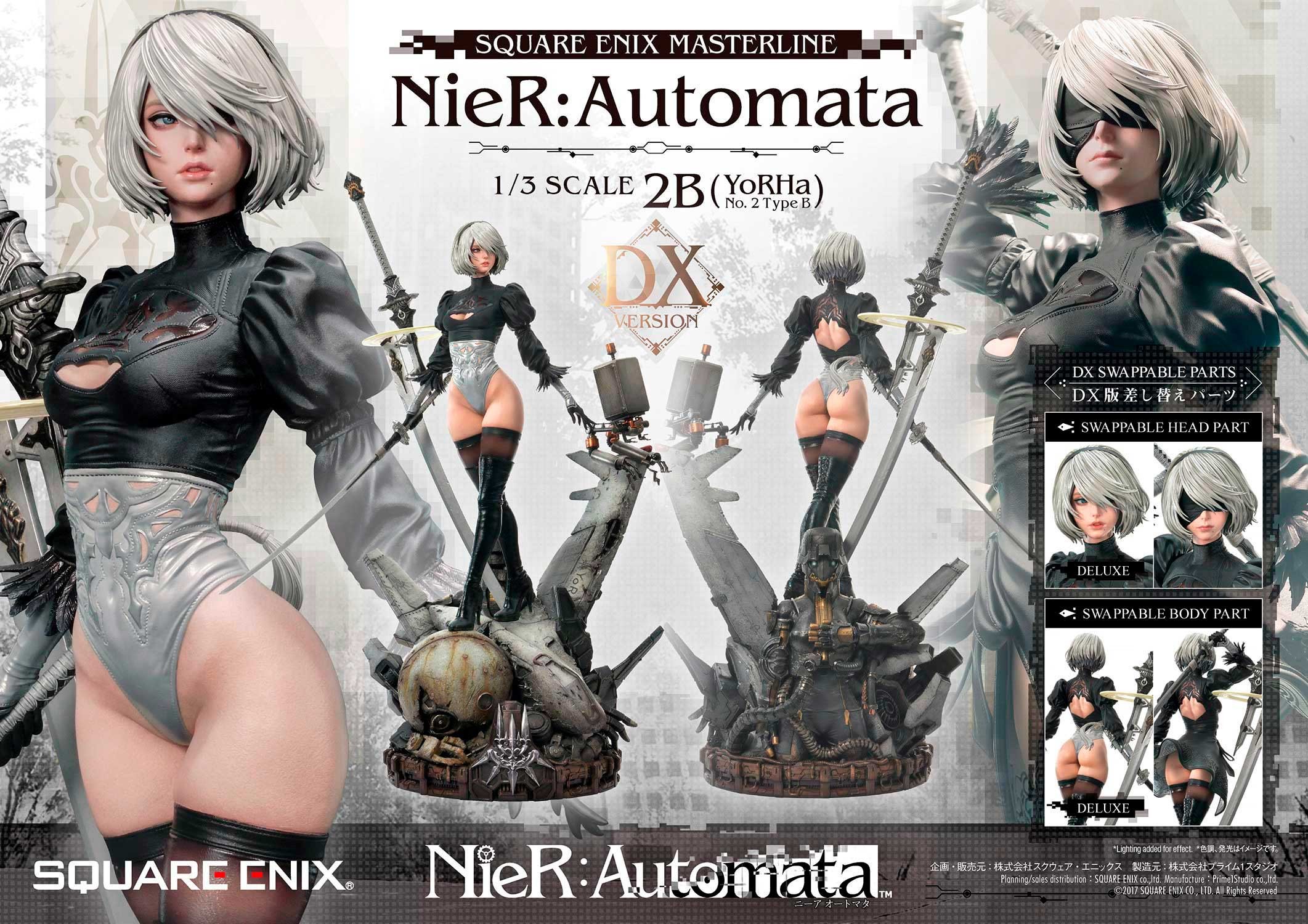 NieR: Automata 2B - YoRHa No. 2 Type B (Deluxe Ver.) 1:3 Scale Statue  (Prototype Shown) View 32