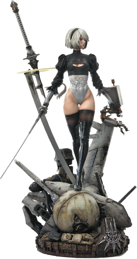 NieR: Automata 2B - YoRHa No. 2 Type B (Deluxe Ver.) 1:3 Scale Statue  (Prototype Shown) View 33
