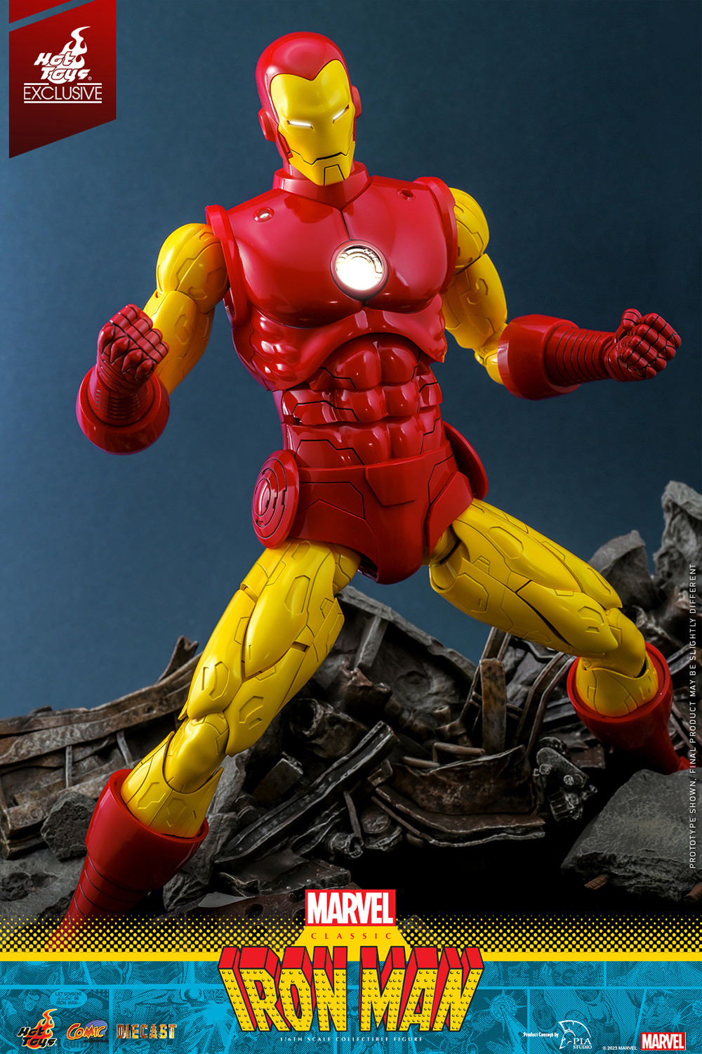 Marvel Classic Iron Man Sixth Scale Figure  (Prototype Shown) View 7