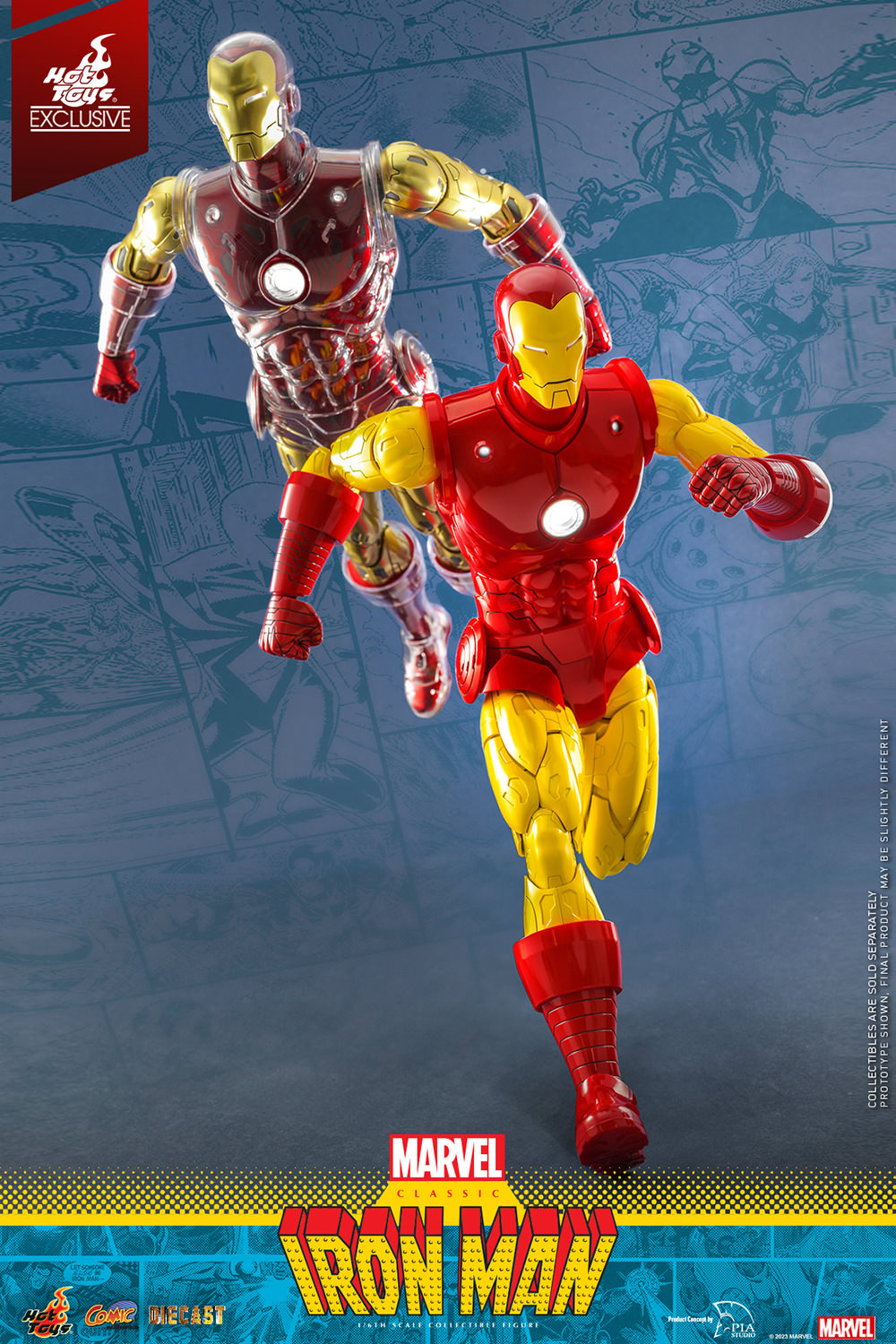 Classic iron man action hot sale figure