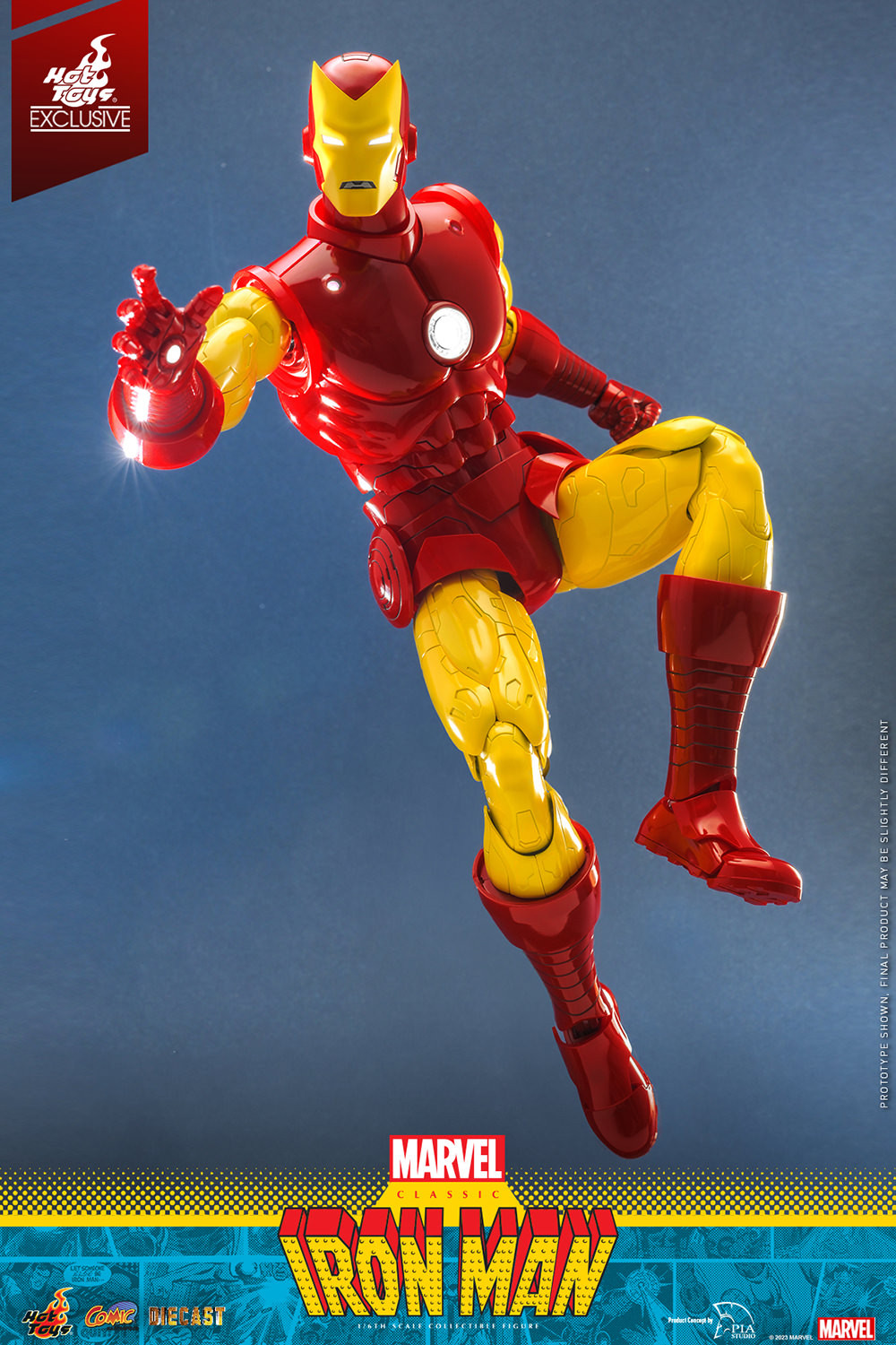 Marvel Classic Iron Man Sixth Scale Figure  (Prototype Shown) View 17