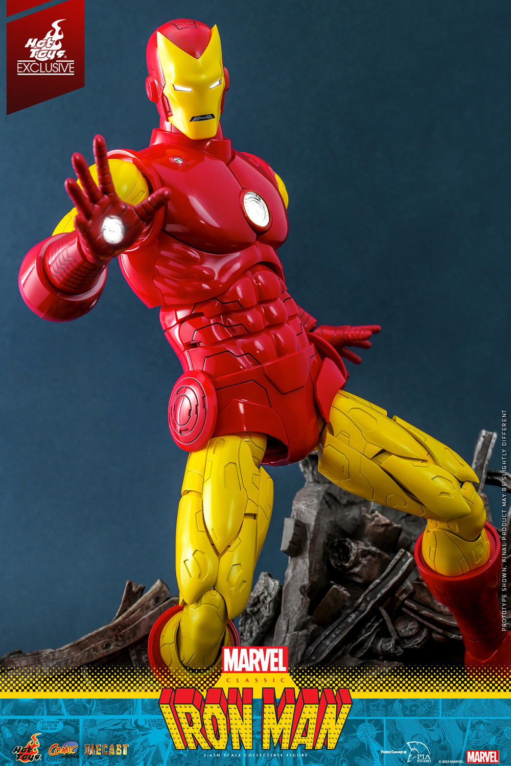 Marvel Classic Iron Man Sixth Scale Figure  (Prototype Shown) View 21