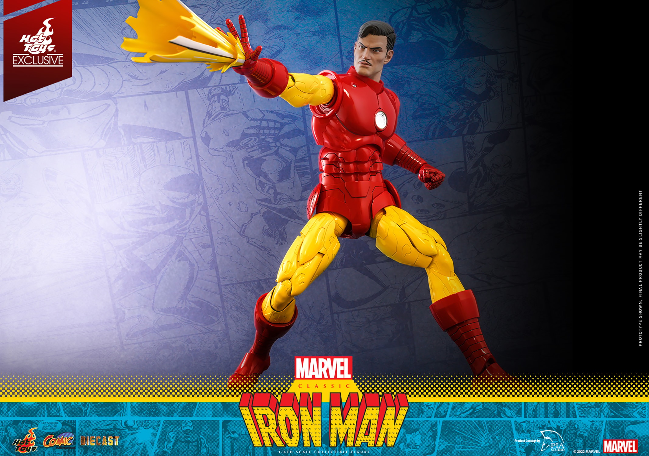 Marvel Classic Iron Man Sixth Scale Figure  (Prototype Shown) View 24