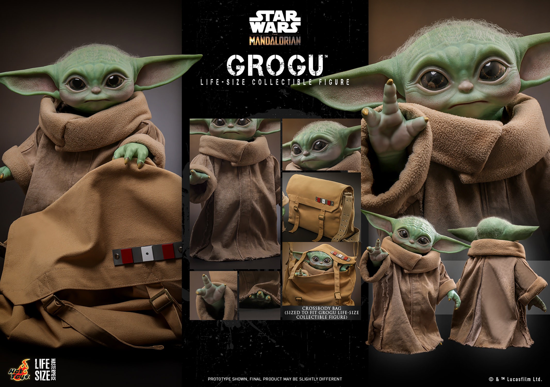 Grogu Life-Size Figure by Hot Toys | Sideshow Collectibles