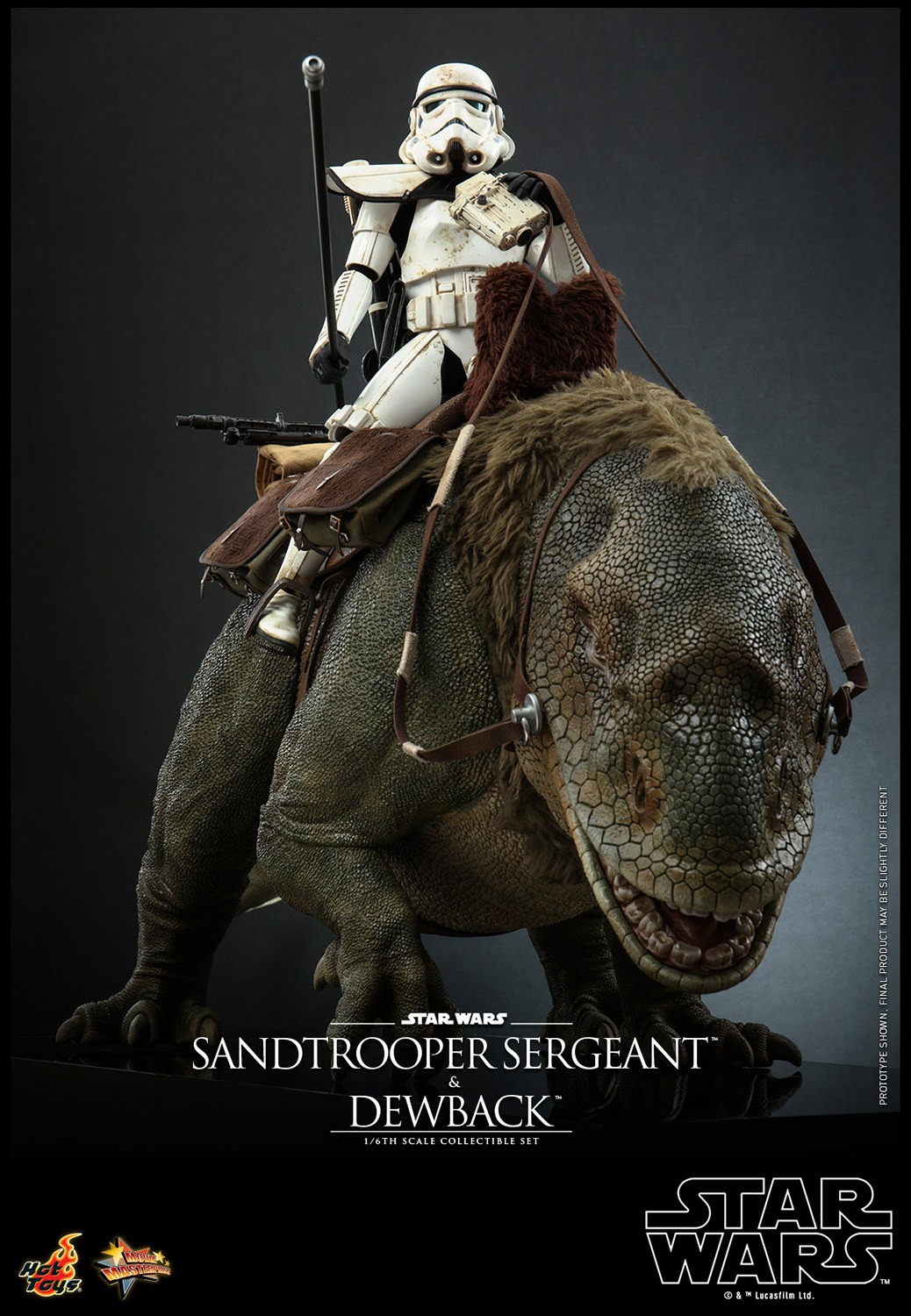 Star Wars Sandtrooper Sergeant™ and Dewback™ Sixth Scale Figure Set  (Prototype Shown) View 6