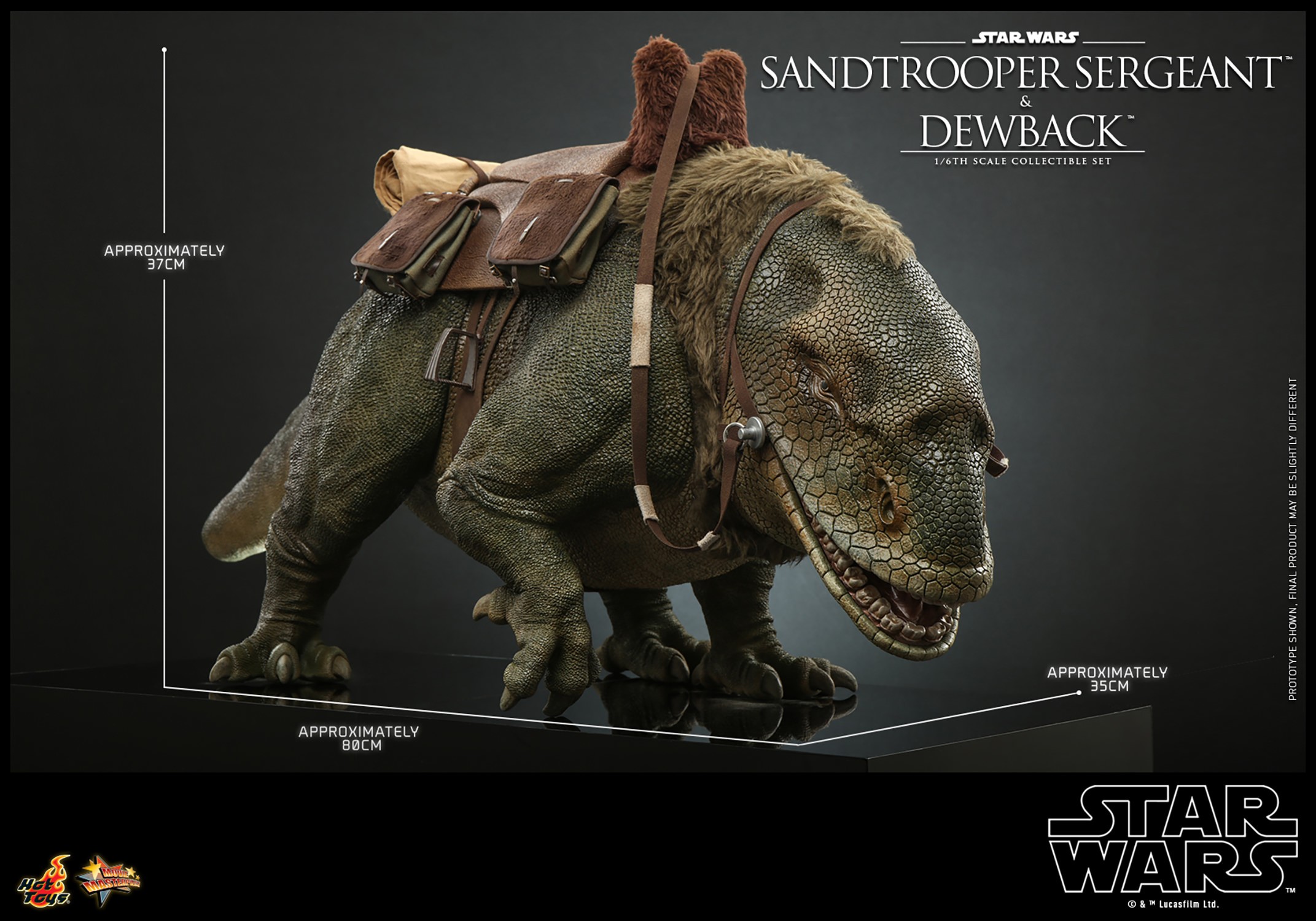Sandtrooper Sergeant™ & Dewback™ Sixth Scale Figure Set by