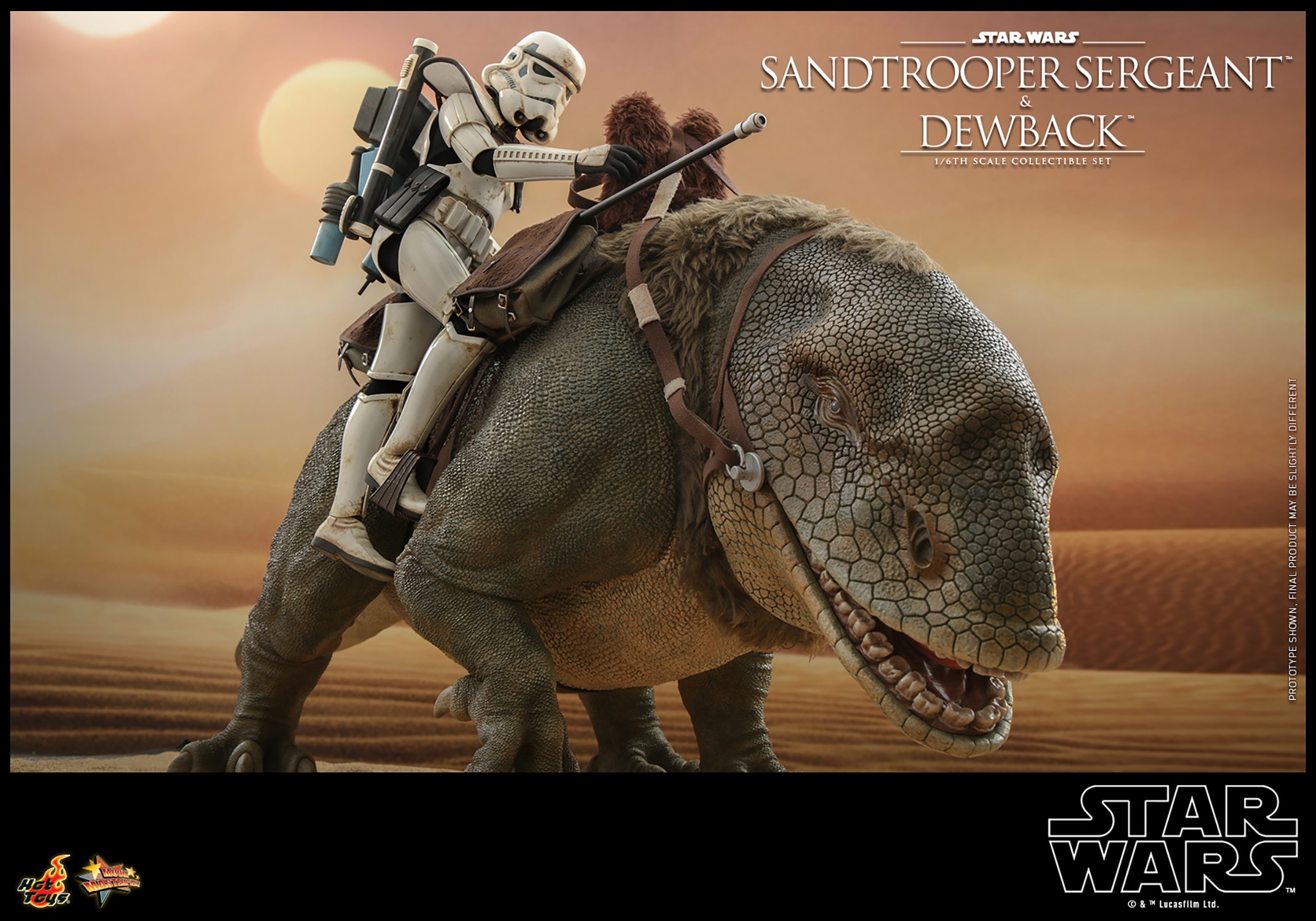 Star Wars Sandtrooper Sergeant™ and Dewback™ Sixth Scale Figure Set  (Prototype Shown) View 15