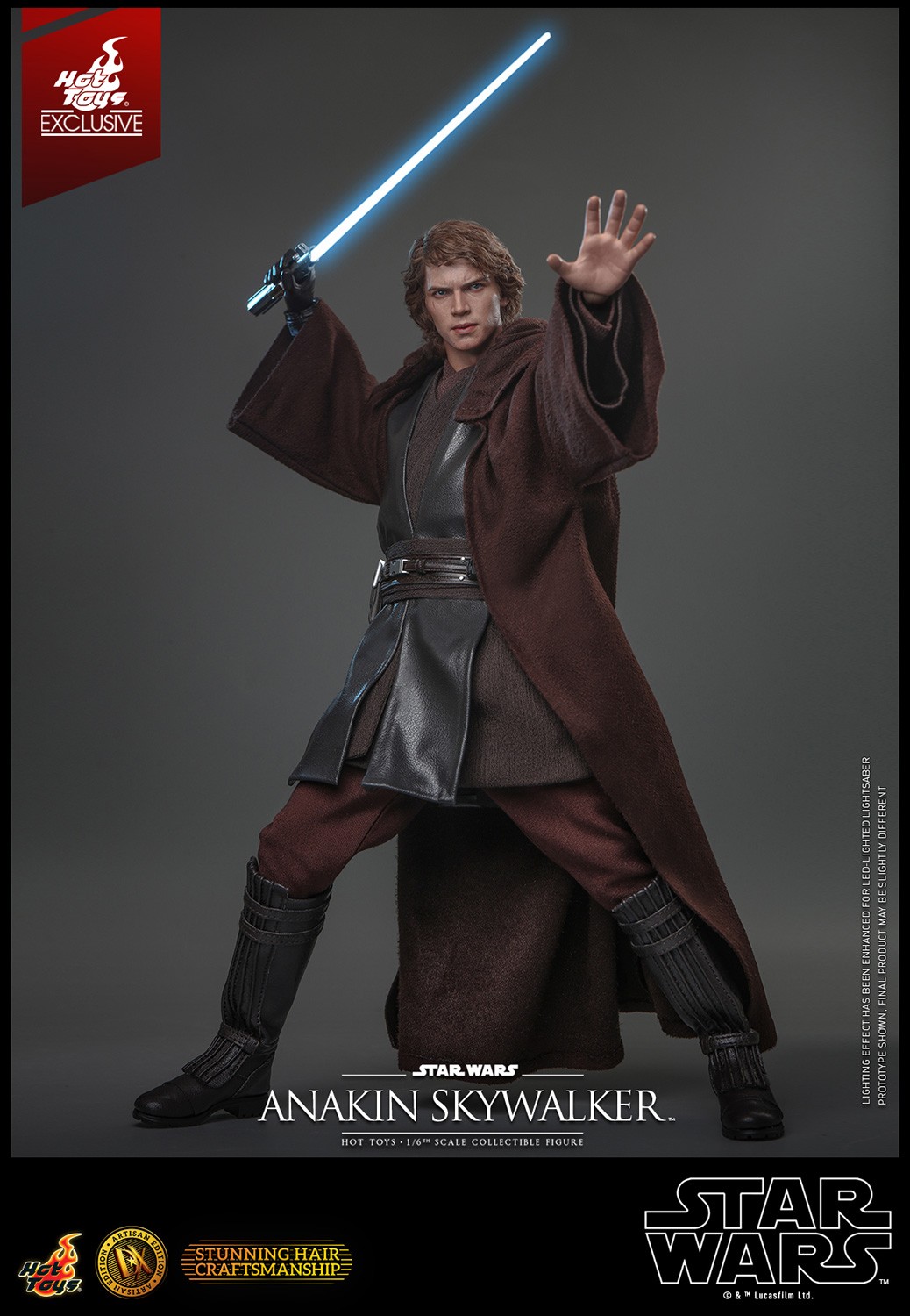 Anakin Skywalker Artisan Edition Sixth Scale Figure by Hot Toys